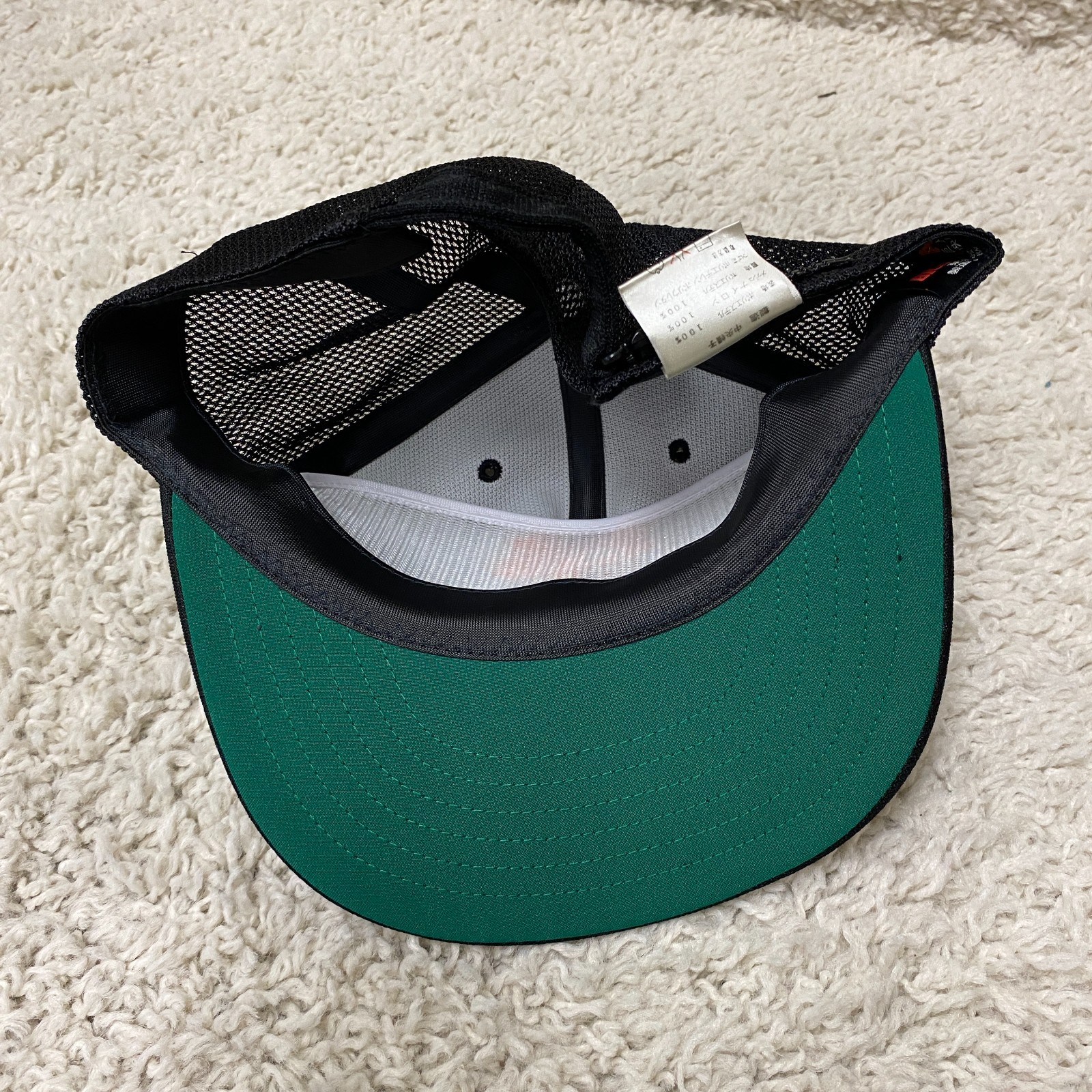 Big1 Tokyo Yomiuri Giants Hat Zipback Mens Black Orange Japan Baseball Mesh Mens