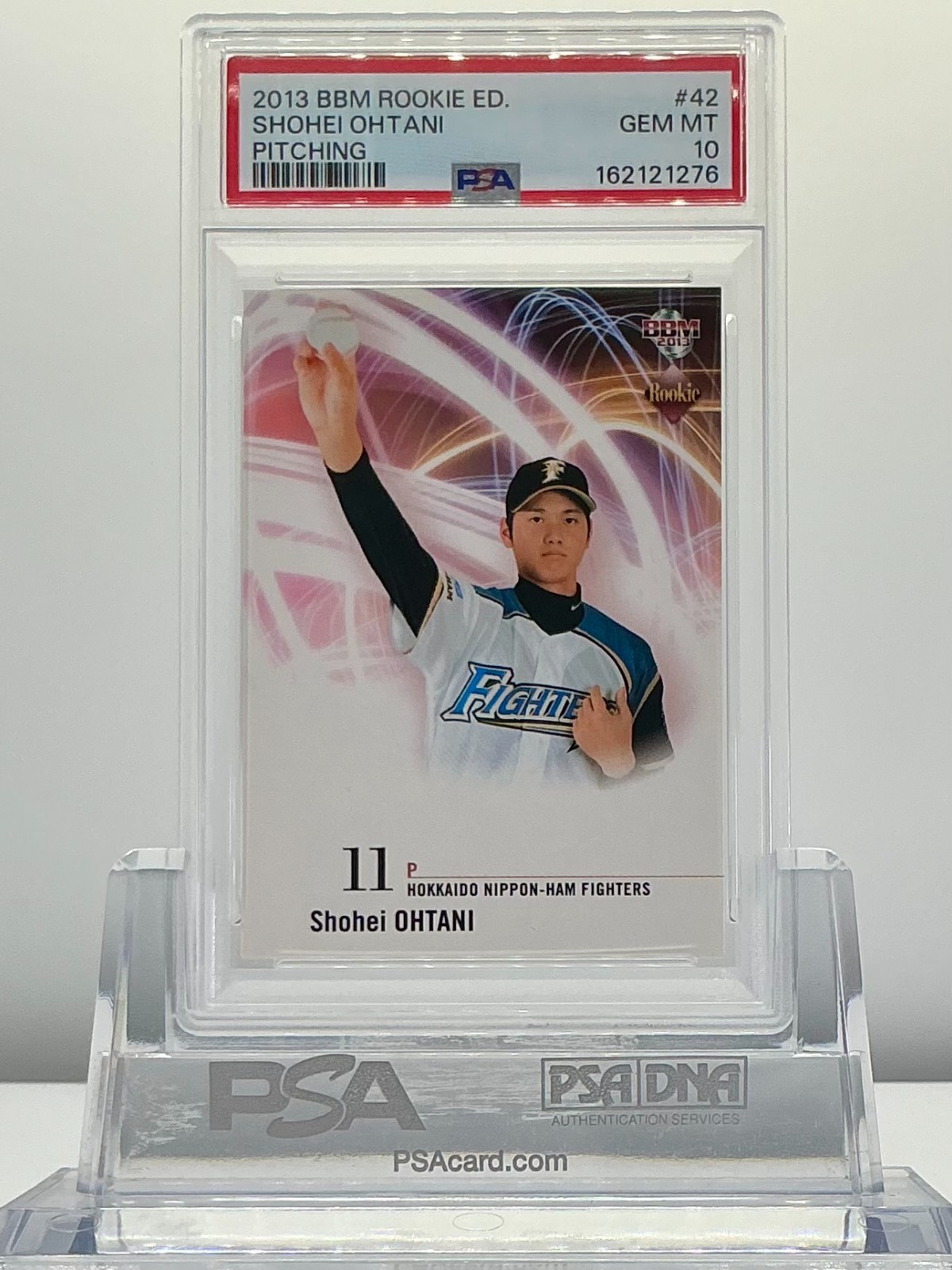 SHOHEI OHTANI 2013BBM ROOKIE EDITION PITCHING #42 PSA10!ROOKIE CARD!LOWPOP!