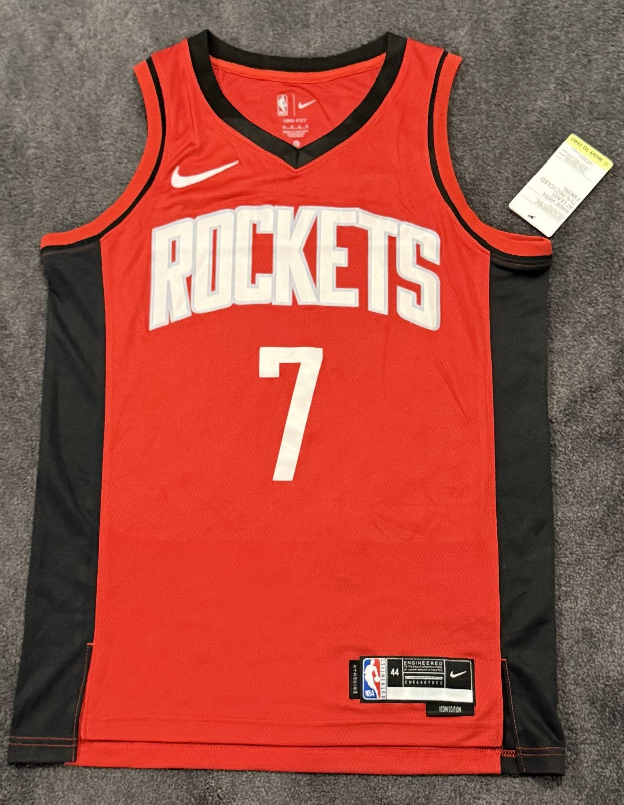 Kevin Durant Houston Rockets Icon Edition Jersey Men’s M