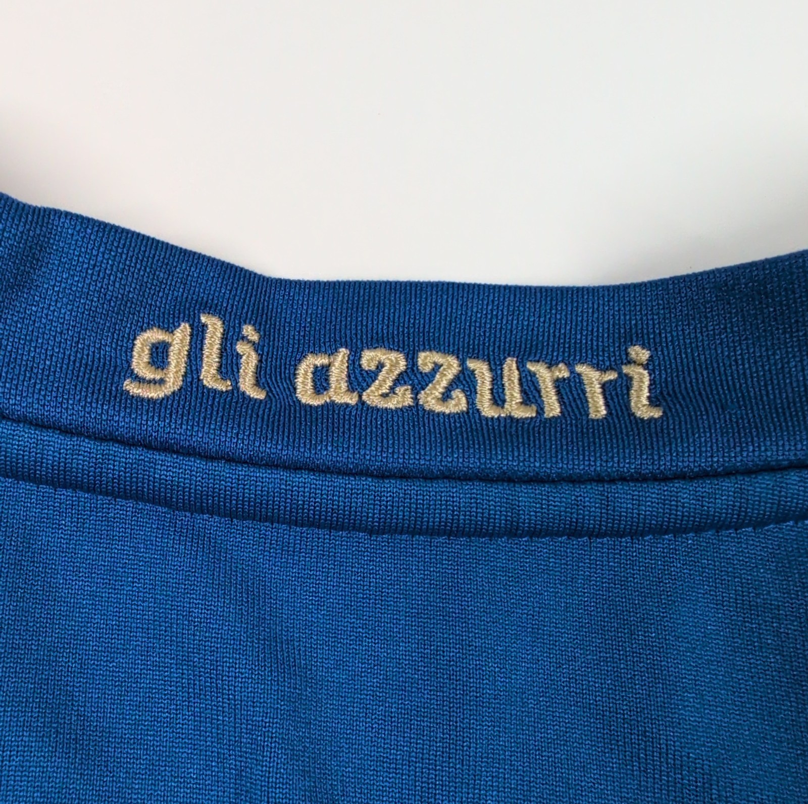 Puma Italy 2010/2011 Home Blue Soccer Shirt Jersey Adult Size Medium Football