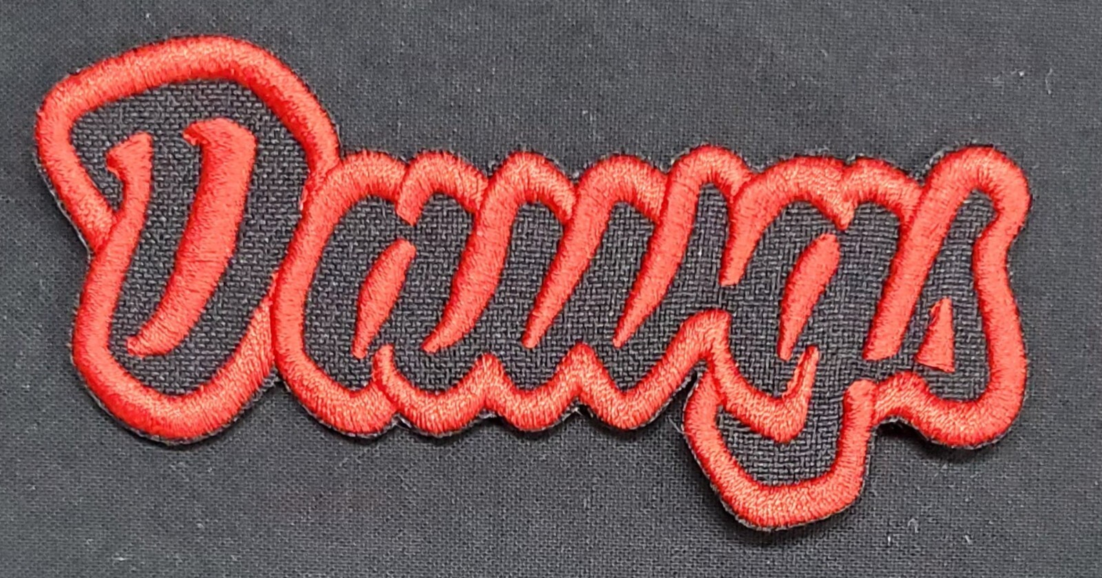 Georgia Dawgs Text Embroidered Applique Iron On Patch Various Sizes Customize