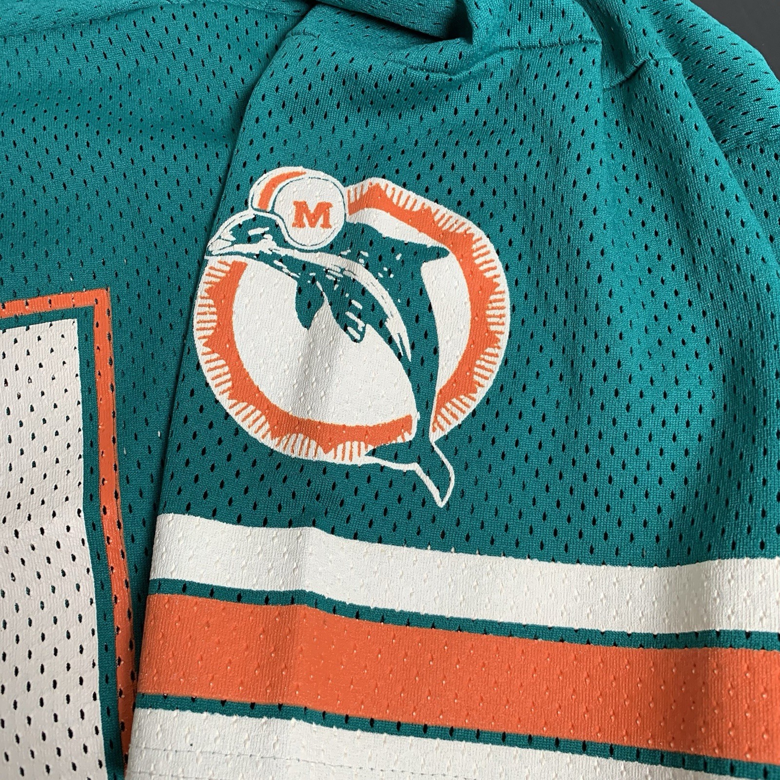 LOGO 7 – VTG Miami Dolphins Dan Marino No. 13 Jersey – Size: M – Made in USA