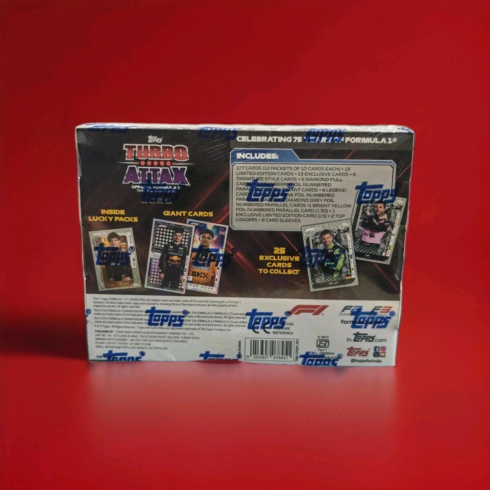 Topps Turbo Attax 2025 INDIA CHAMPIONS PARALLEL BOX – 7 NUMBERED+ KIMI LE CHANCE