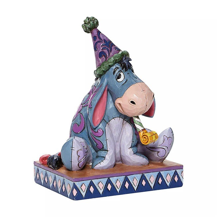 Disney Traditions Eeyore with Birthday Hat Resin Figurine 14.5cm