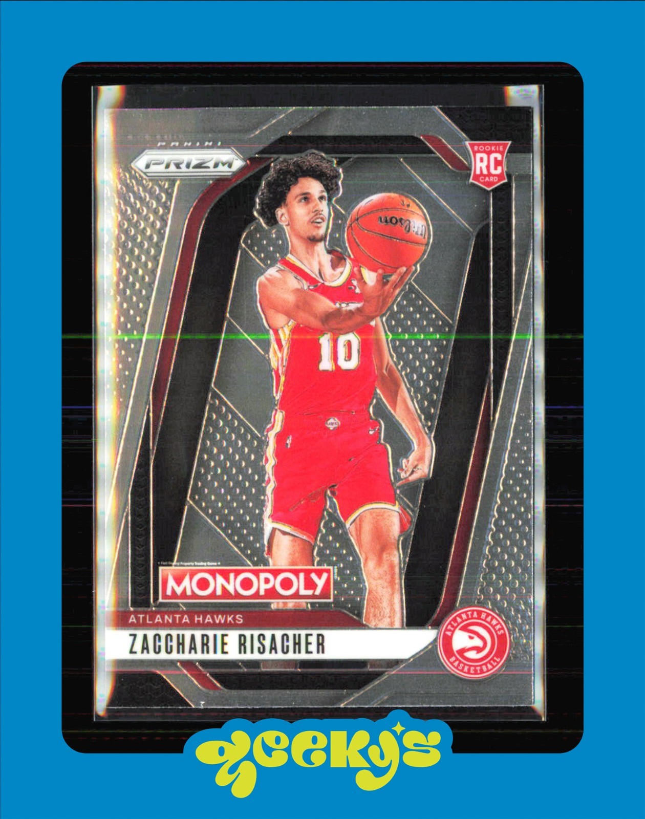 2024-25 Panini Prizm Monopoly – Zaccharie Risacher #27 (RC) $2MIN ORDER