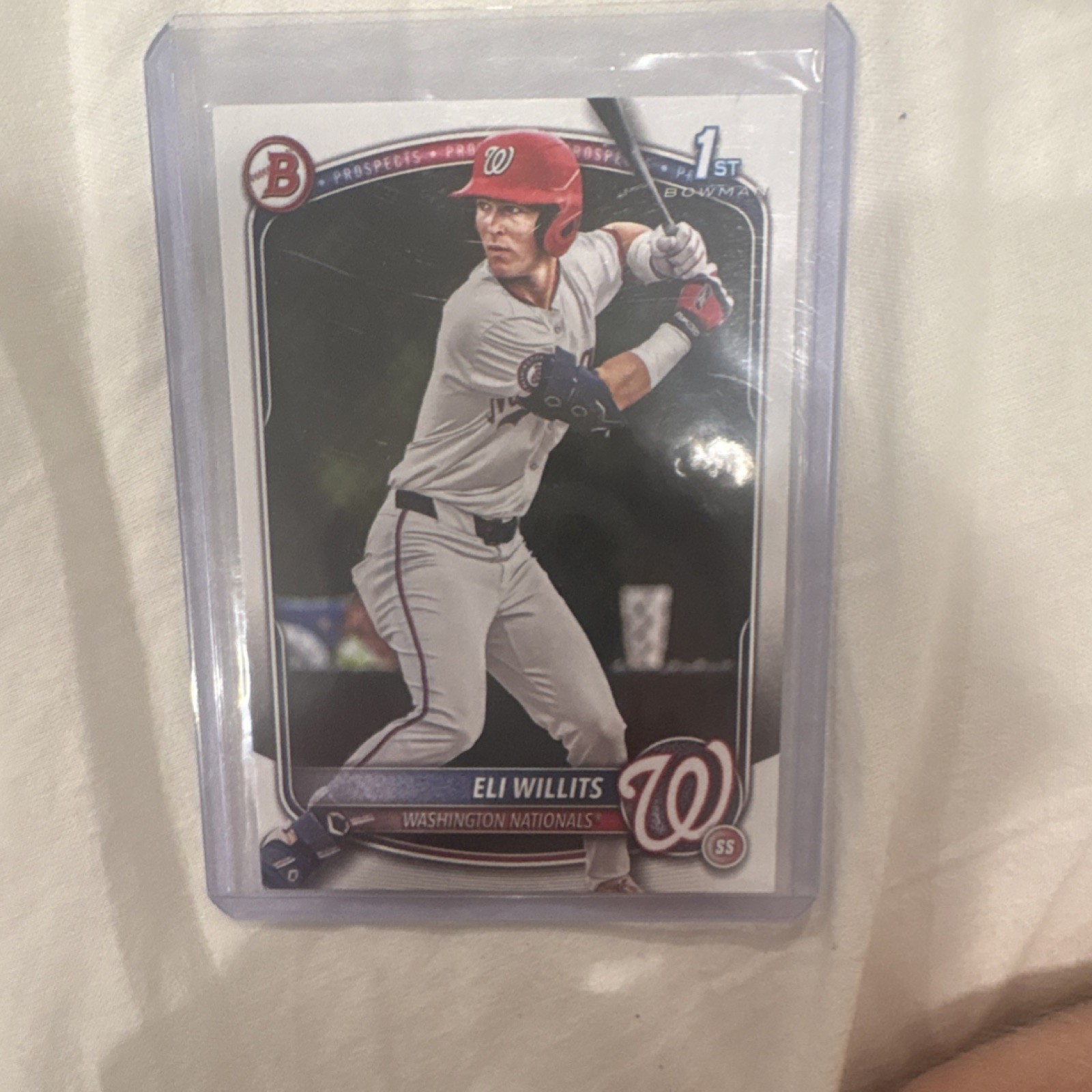 Bowman Draft 2025 Eli Willits Rookie 1st Edition #BD-1 Washington Nationals