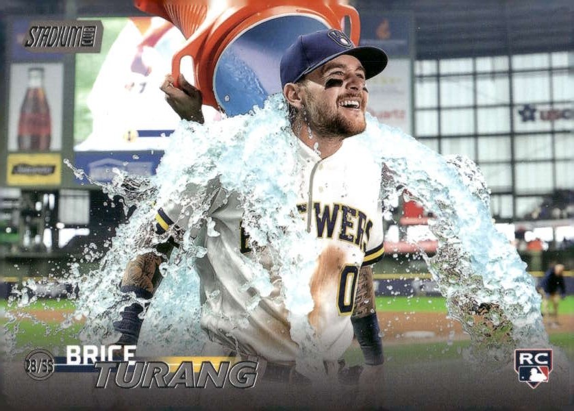2023 TOPPS STADIUM CLUB #116 BRICE TURANG RC ROOKIE MILWAUKEE BREWERS BASEBALL