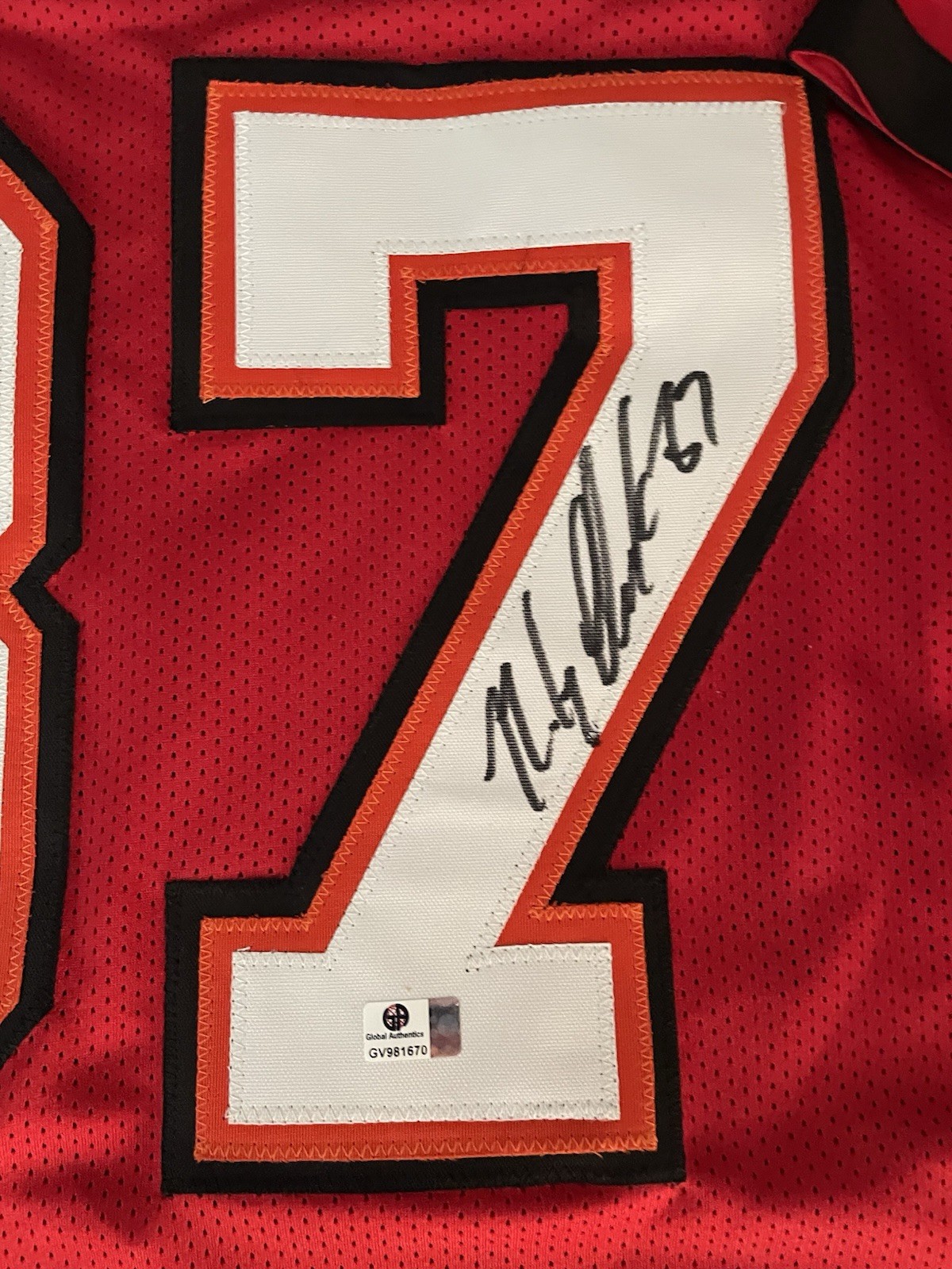 ROB GRONKOWSKI GRONK Signed Tampa Bay Buccaneers CUSTOM JERSEY COA Auto 🔥