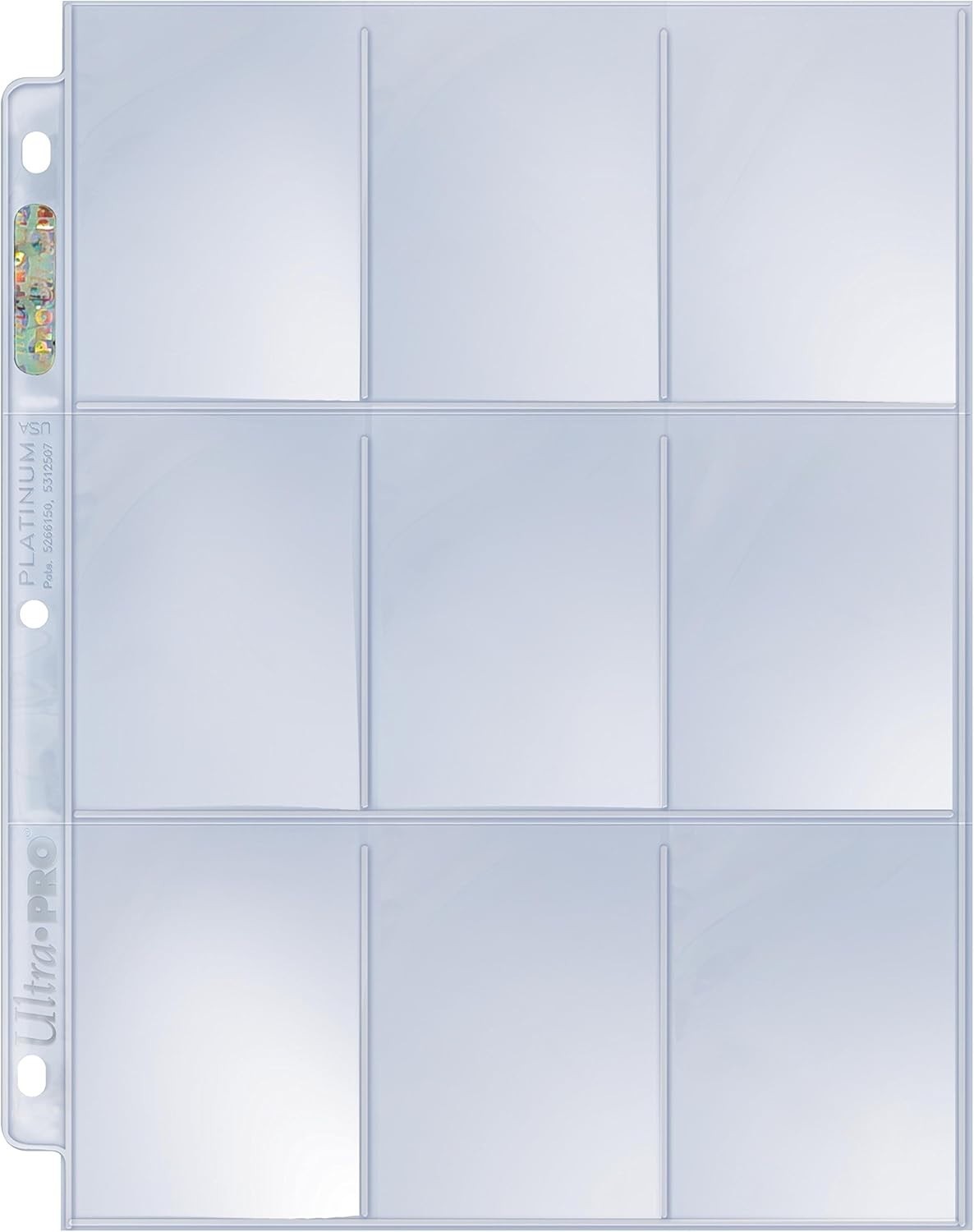 9 Pocket Pages Platinum Series – 100 Pages of Card Sleeves for Trading Card B…