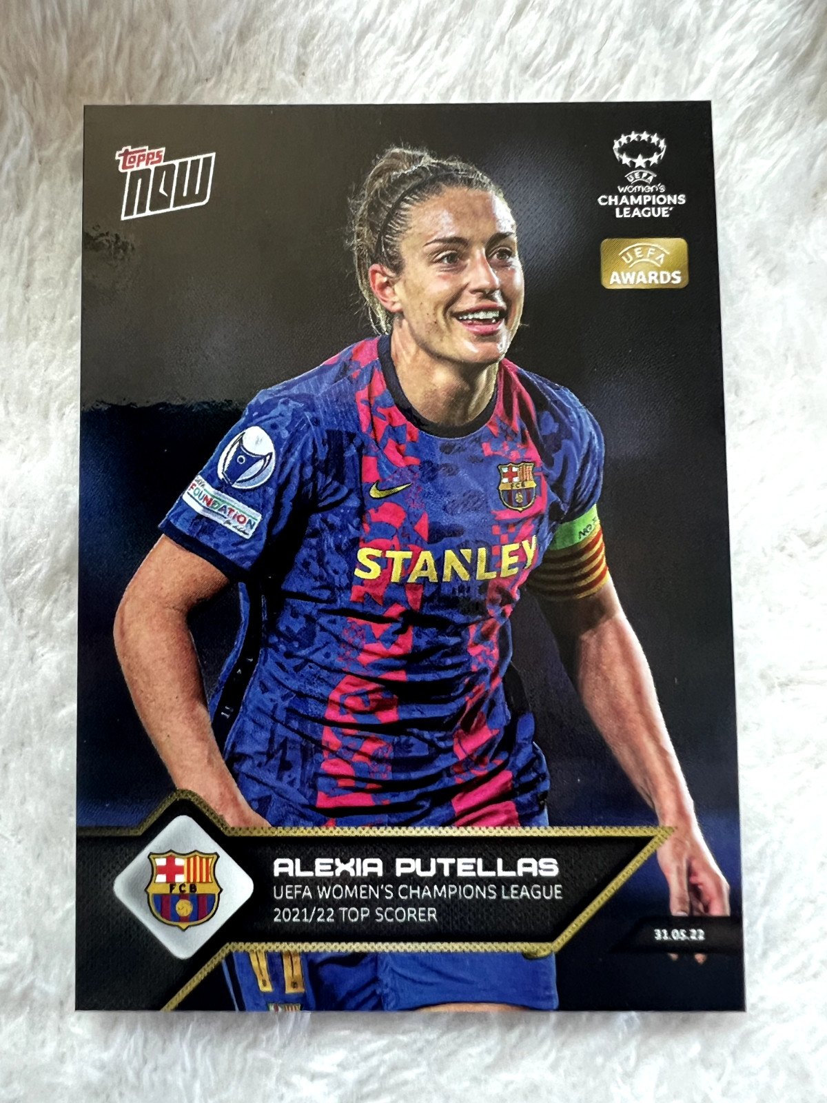 2022 Topps Now UCL UEFA Champions League Alexia Putellas Top Scorer