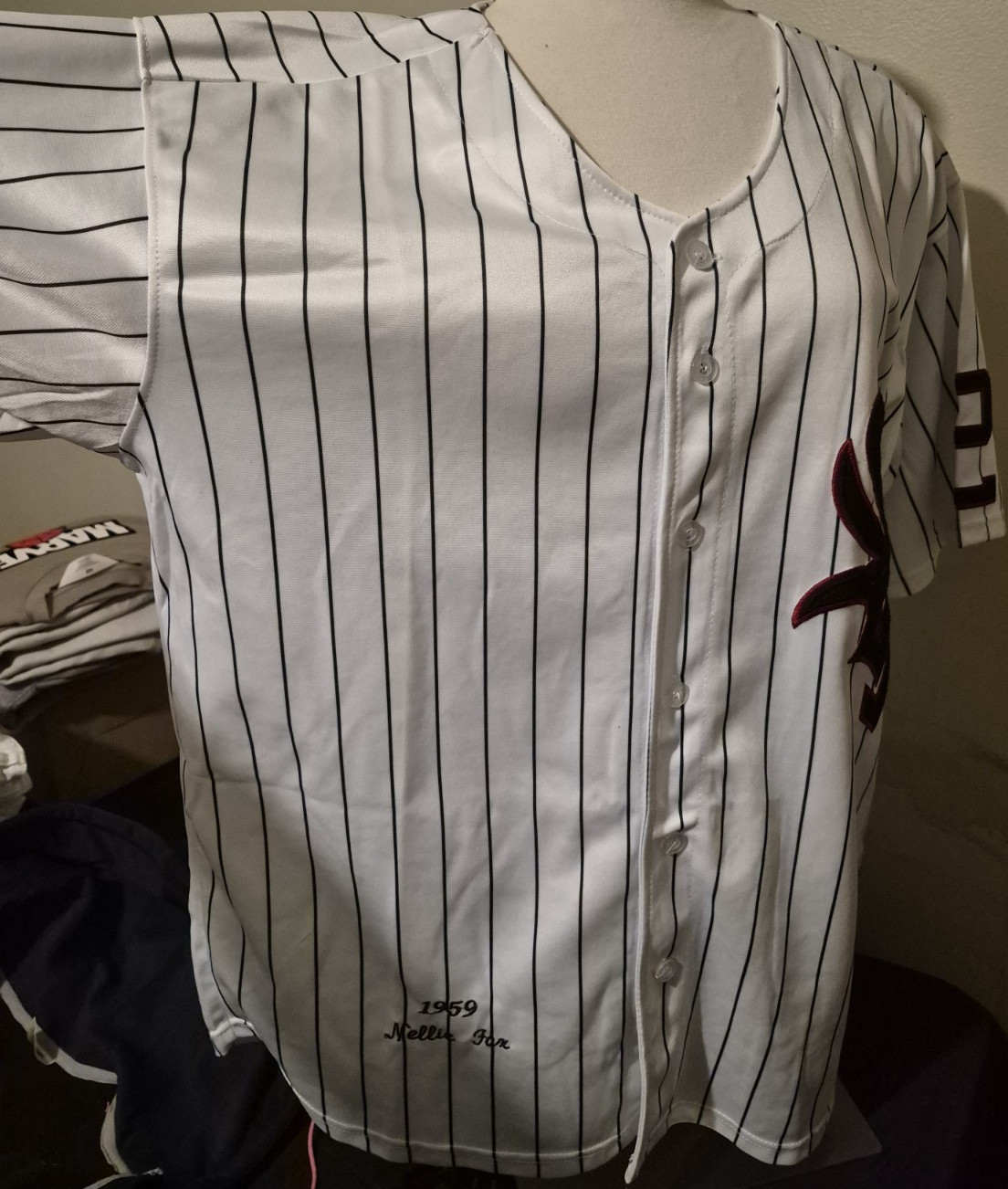 Mitchell & Ness Chicago White Sox Nellie Fox 1959 Pinstripe Jersey #2 52