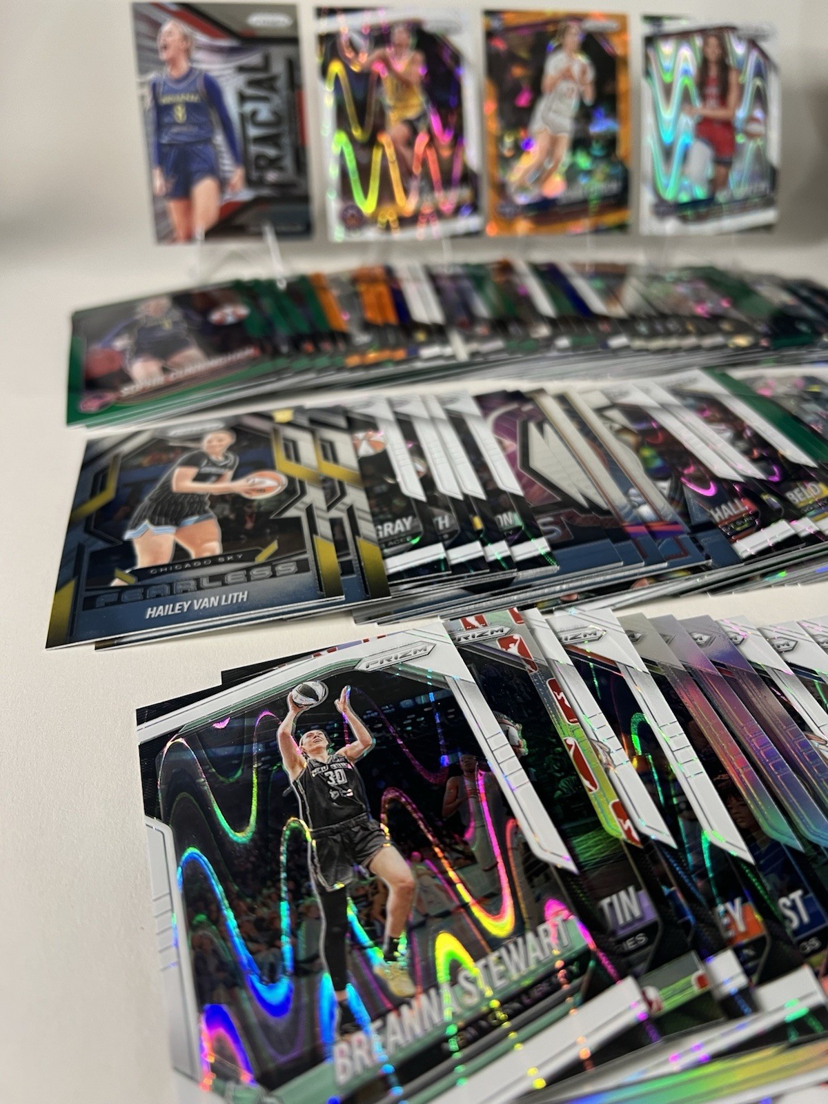 🔥 HUGE 100 Card 2025 WNBA Prizm ALL PARALLEL Mystery Lot NO BASE Inserts RCs