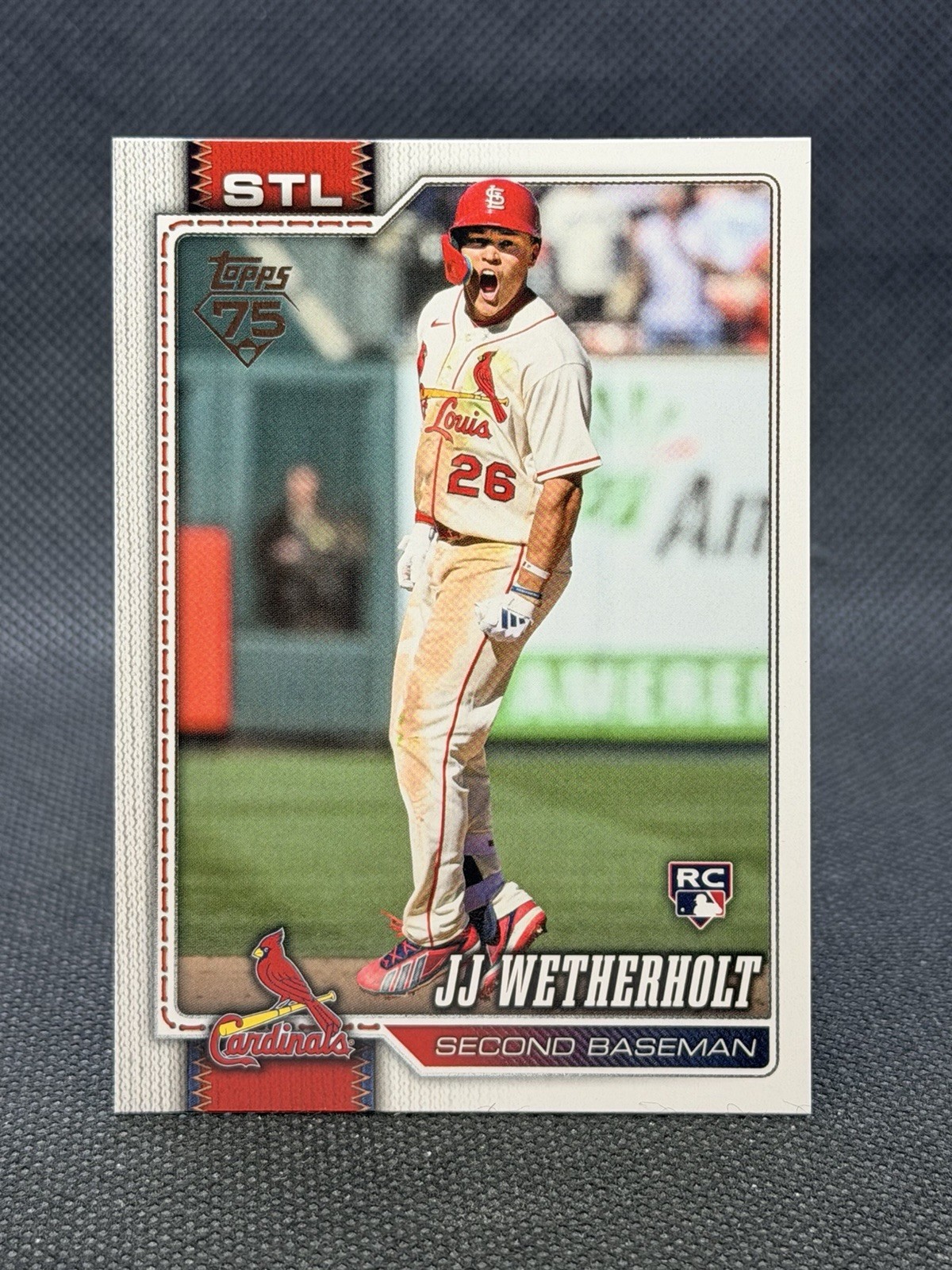 2026 Topps Series 2 JJ Wetherholt ROOKIE SHORT PRINT #698 St. Louis Cardinals RC