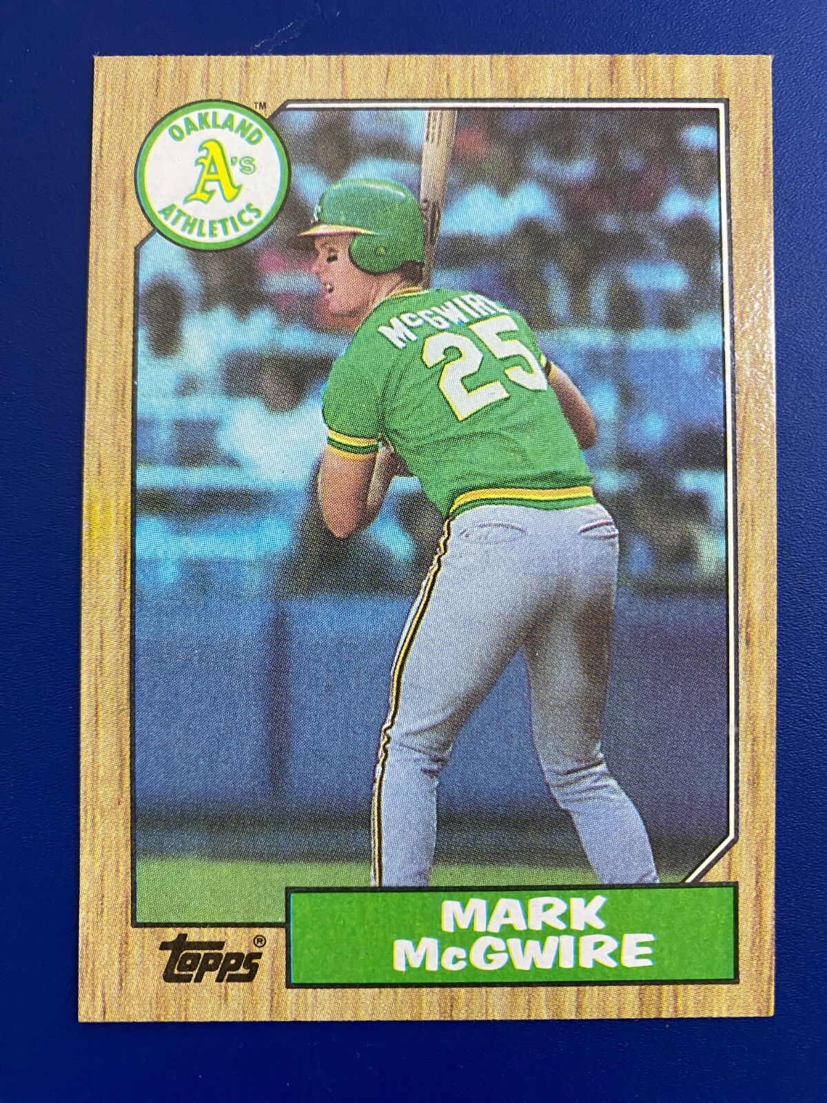⚾ 1987 Topps Baseball Rookie Base Card #366 Mark McGWIRE ⚾