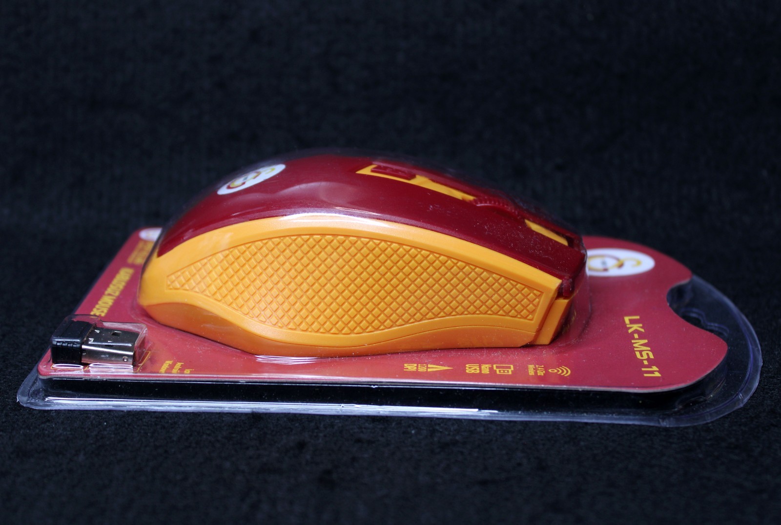Galatasaray AS Wireless Optical Mouse 2.4GHz USB Receiver For Laptop PC Computer