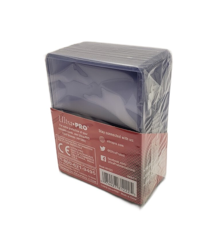 (50) Ultra-Pro Toploading Trading Card Holders Regular Hard Case Toploaders