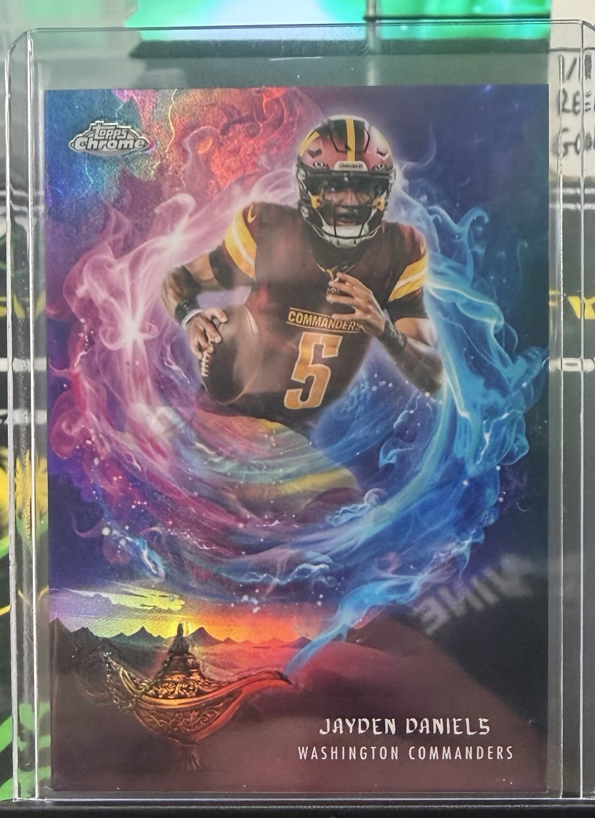 ✨2025 Topps Chrome JAYDEN DANIELS Game Genies #GG-10 Case Hit SSP Commanders
