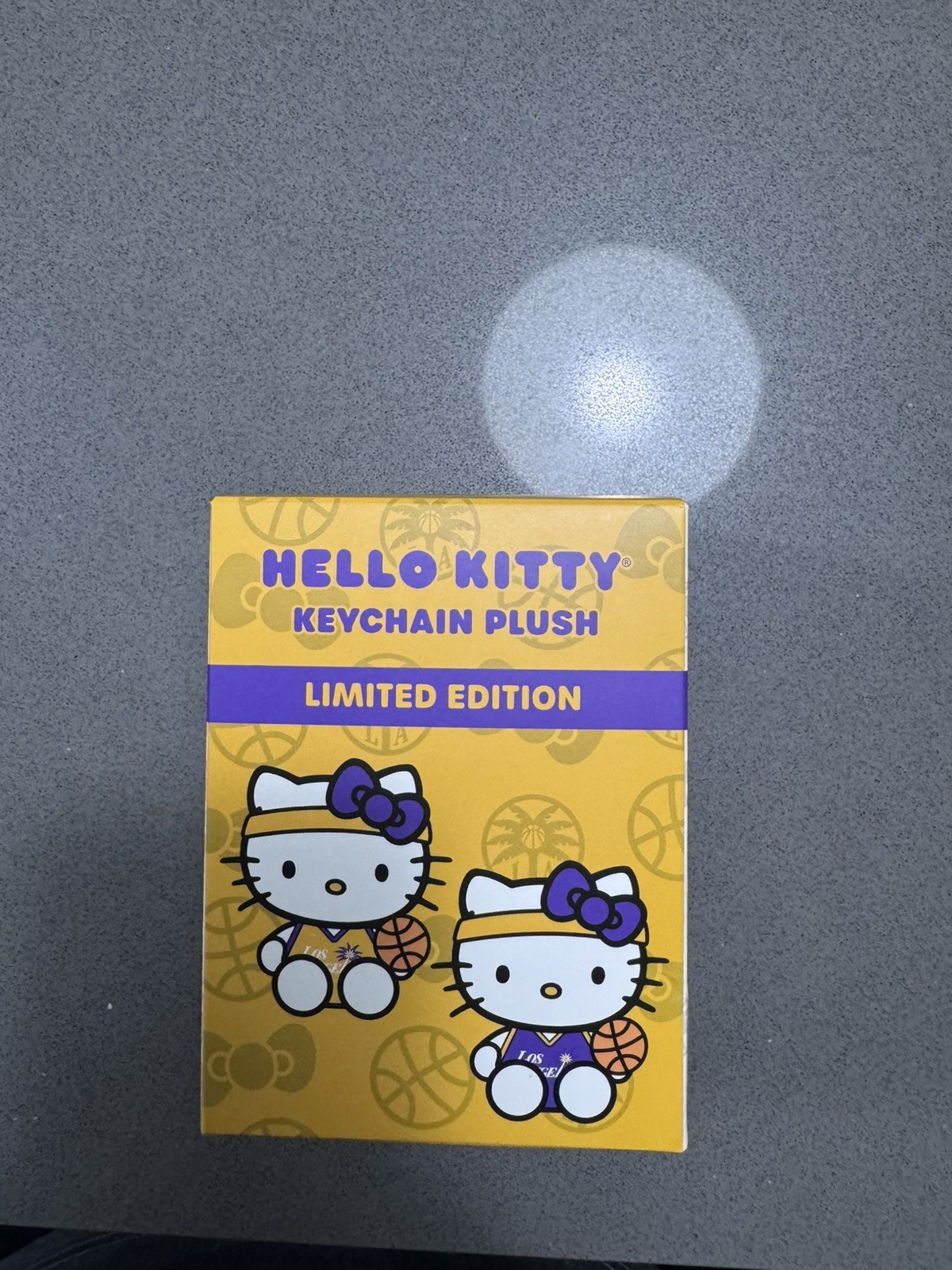 Hello Kitty Key Chain Plush Los Angeles Sparks 2026 07/06/26. Sealed Box