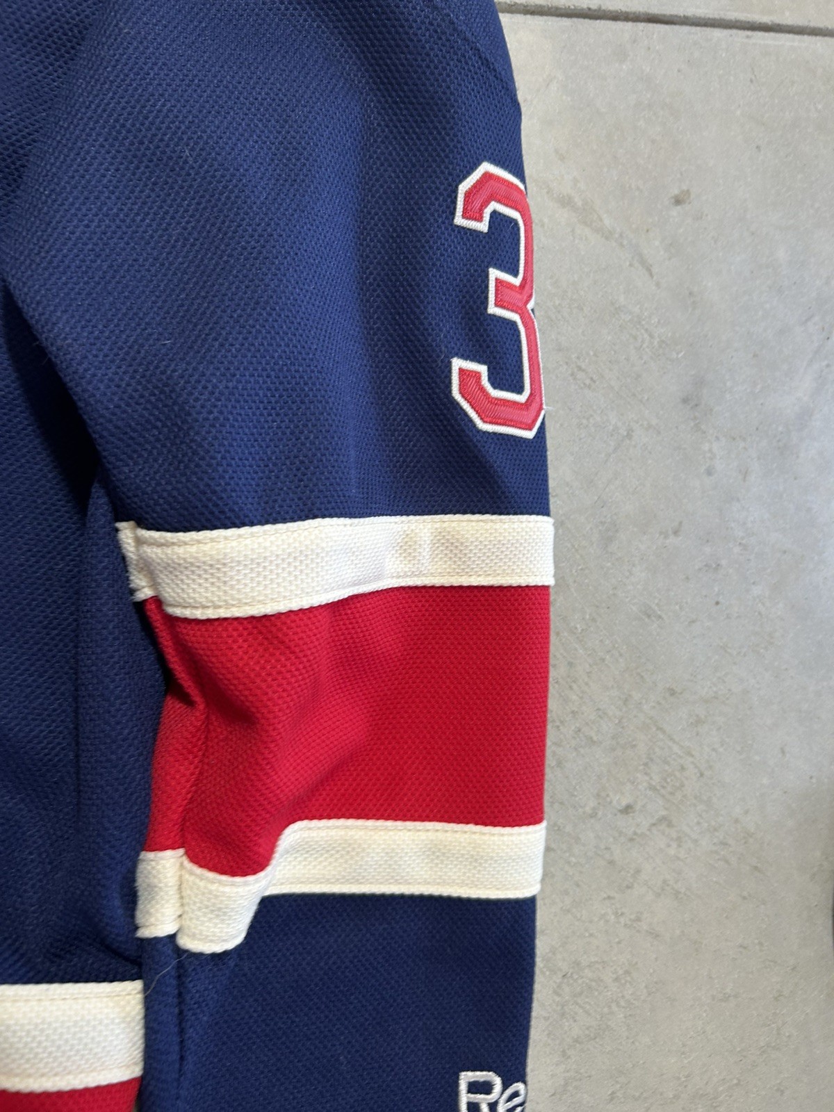 New York Rangers Lundqvist 85th Anniversary Jersey Reebok NHL Hockey Mens Sz 46
