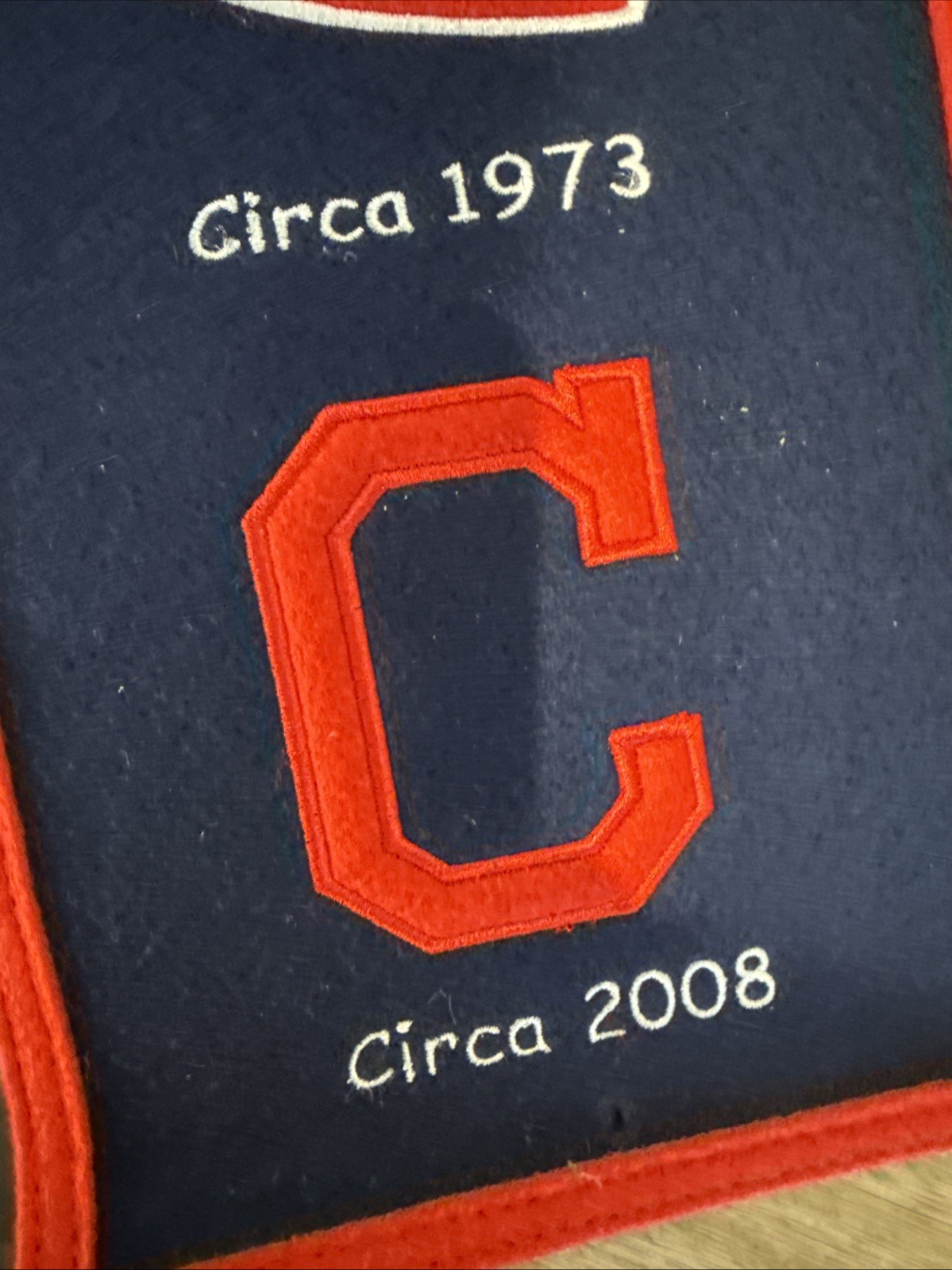 Cleveland Indians Felt Banner )missing string) 2017 Winning Streak Cooperstown