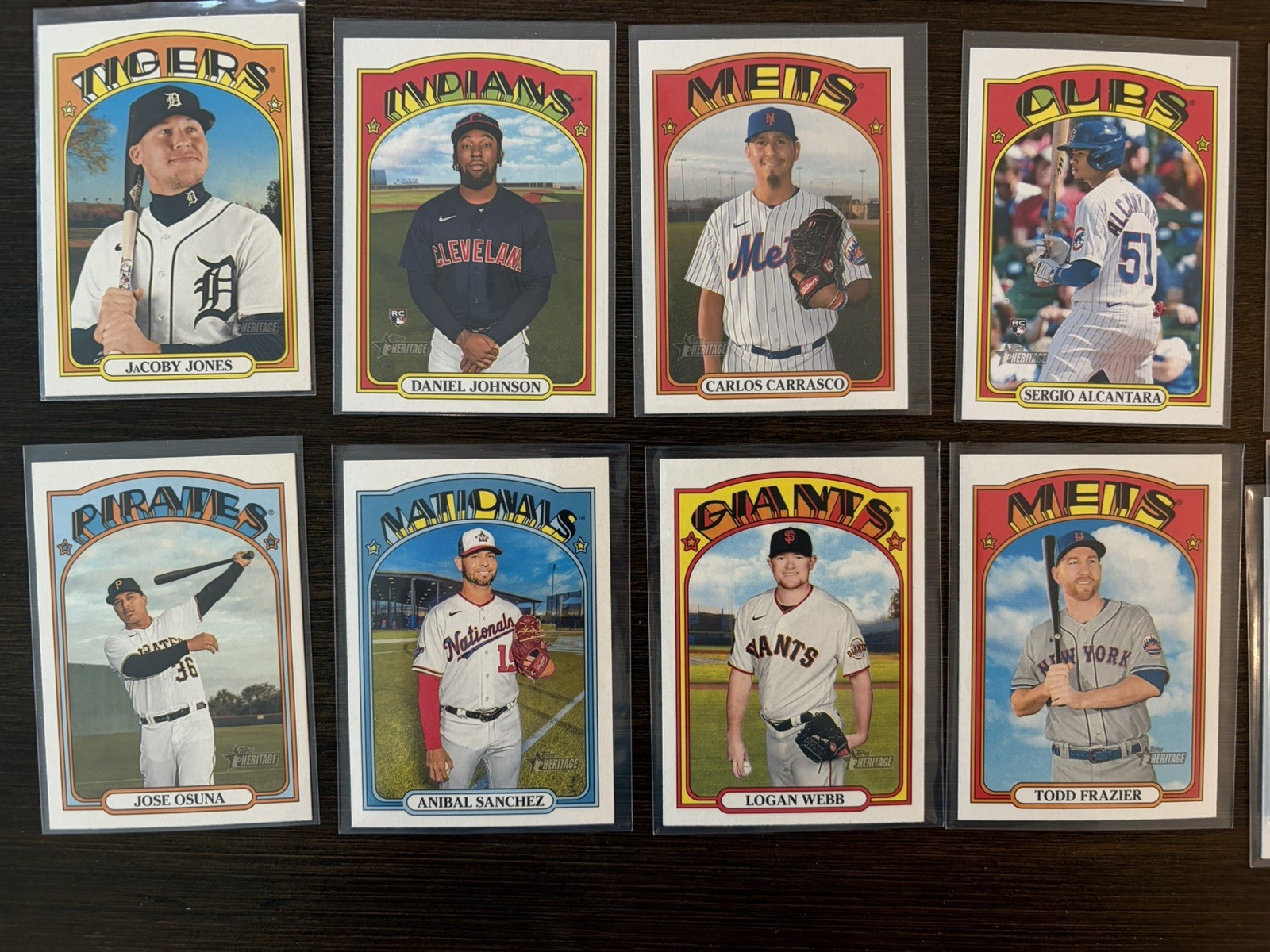 2021 Topps Heritage Short Print SP cards – complete your set, combined ship