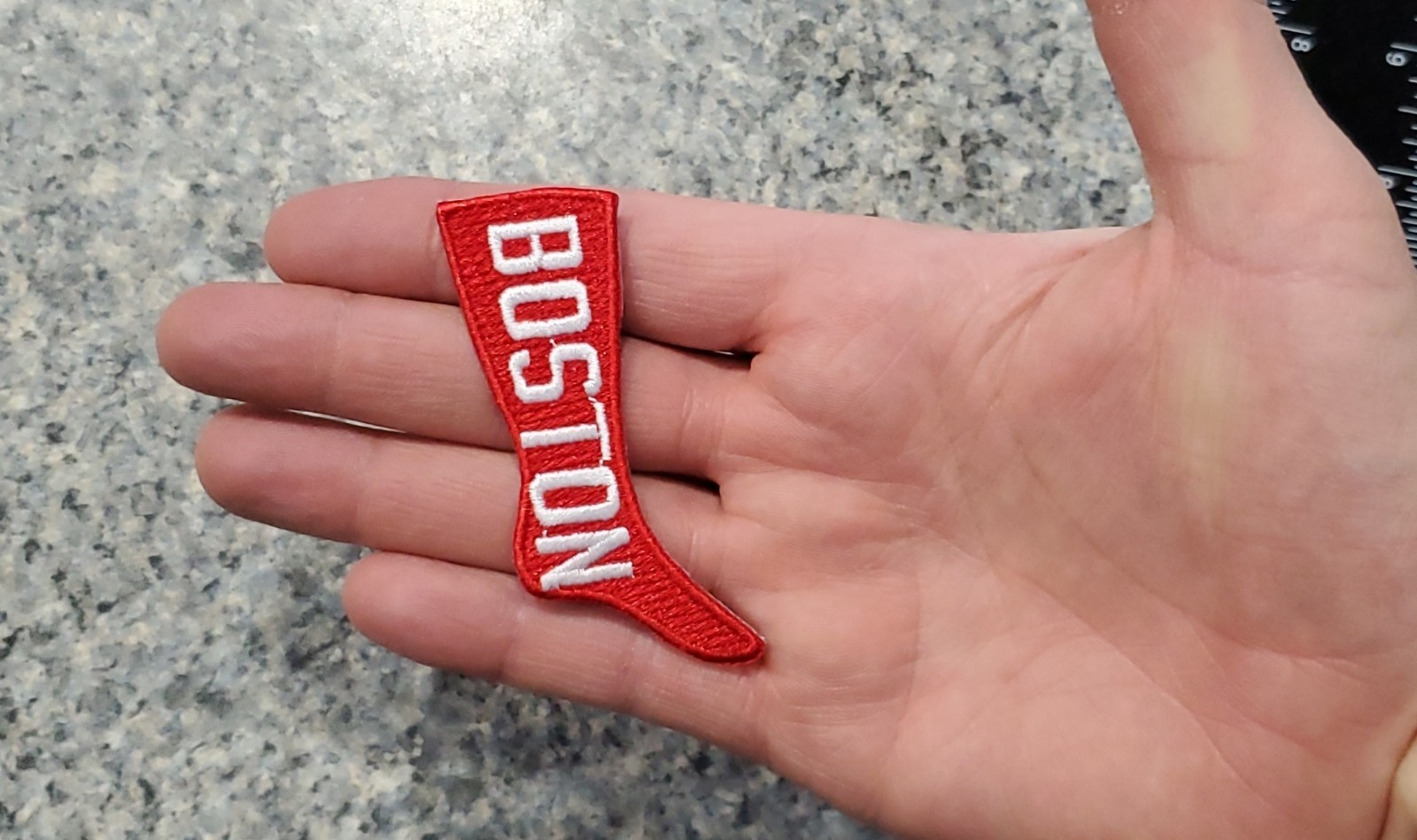 Vintage Boston Red Sox Patch. Embroidered. Iron On 3″x2″
