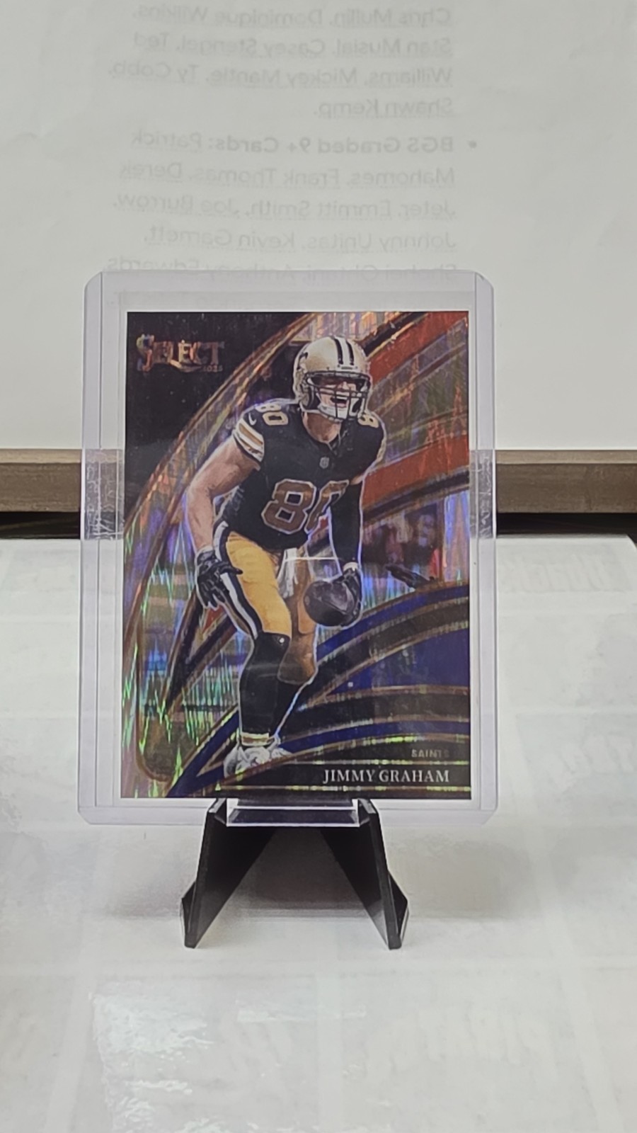 Topps Chrome/Select Prizm 2023 Saints 2-Card Lot Hill #222, Graham #249