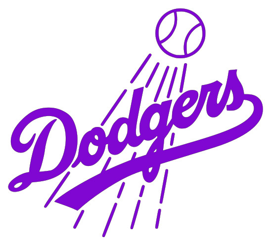 LA Dodgers Vinyl Decal Sticker – You choose color and size