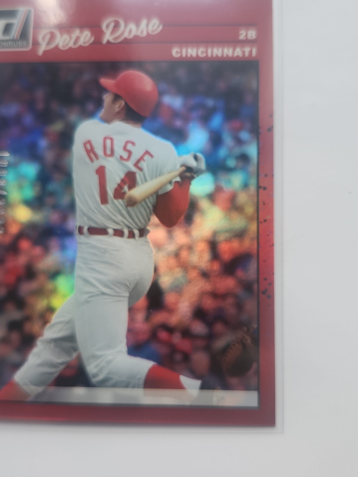 2023 Panini Donruss – Retro 1990 Pete Rose #259 Holo Red Numbered /2023