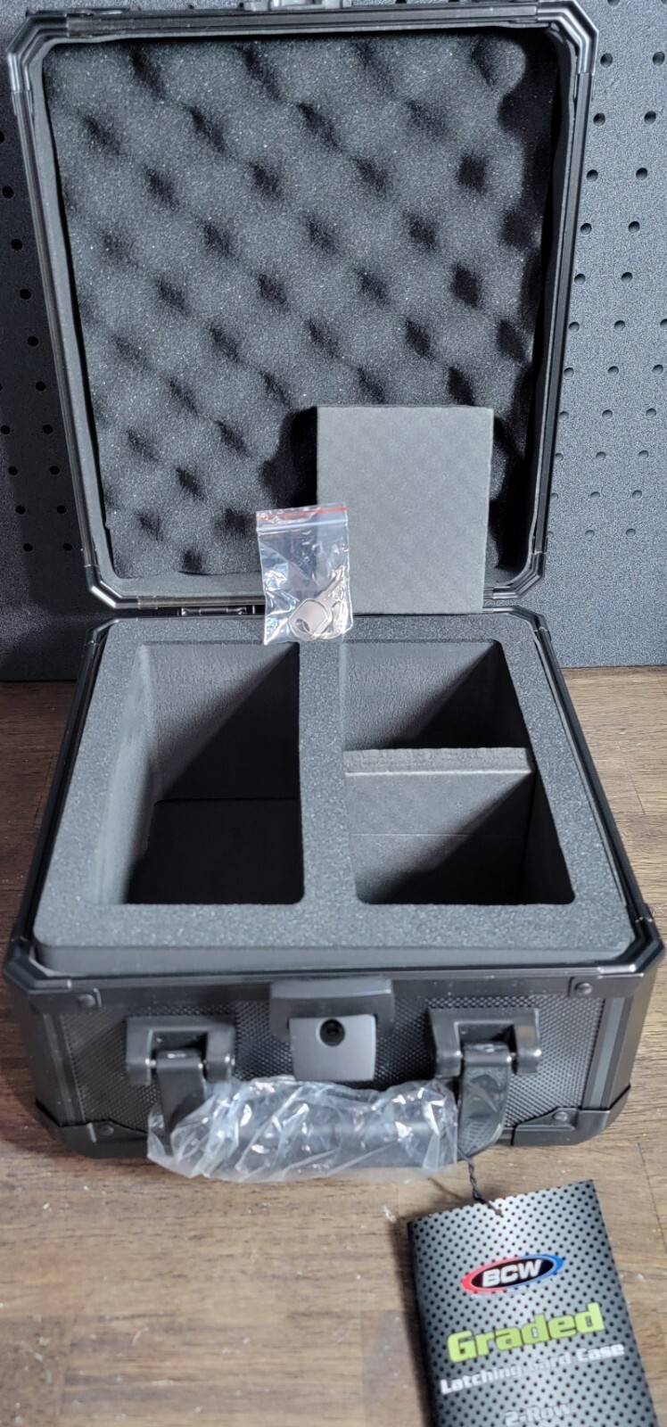 BCW Graded Card Latching Case (Black, 2 Row) PSA BGS Slabs