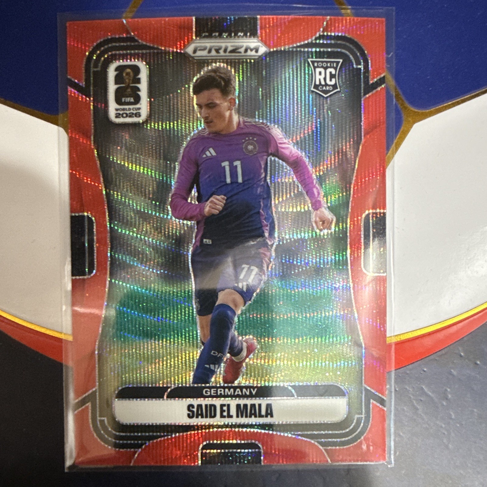 Panini Prizm FIFA World Cup 2026 Said El Mala Germany RC Red Prizm #51 /39
