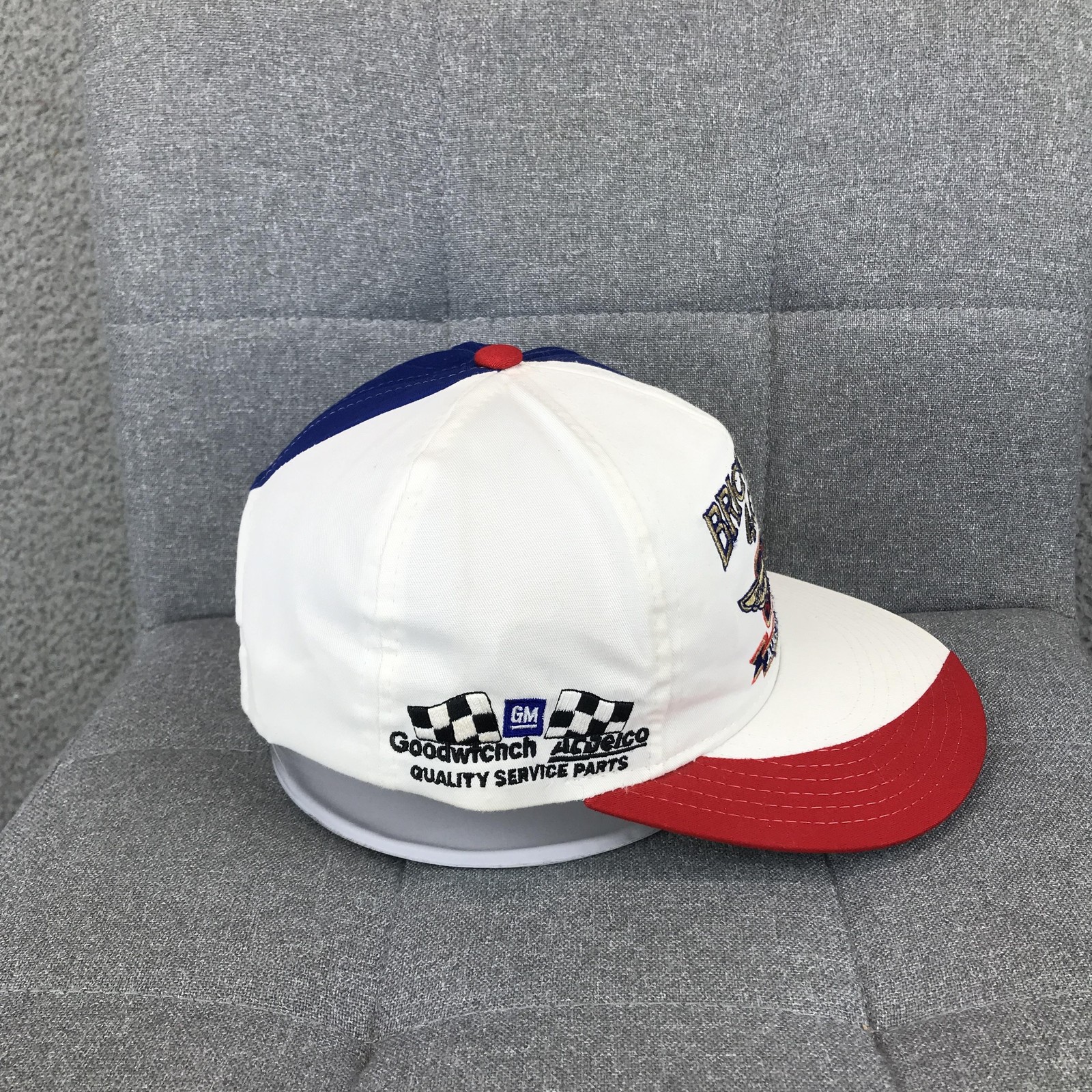 Vintage Brickyard 400 Hat Cap Snap Back One Size Multi NASCAR Racing Yupoong