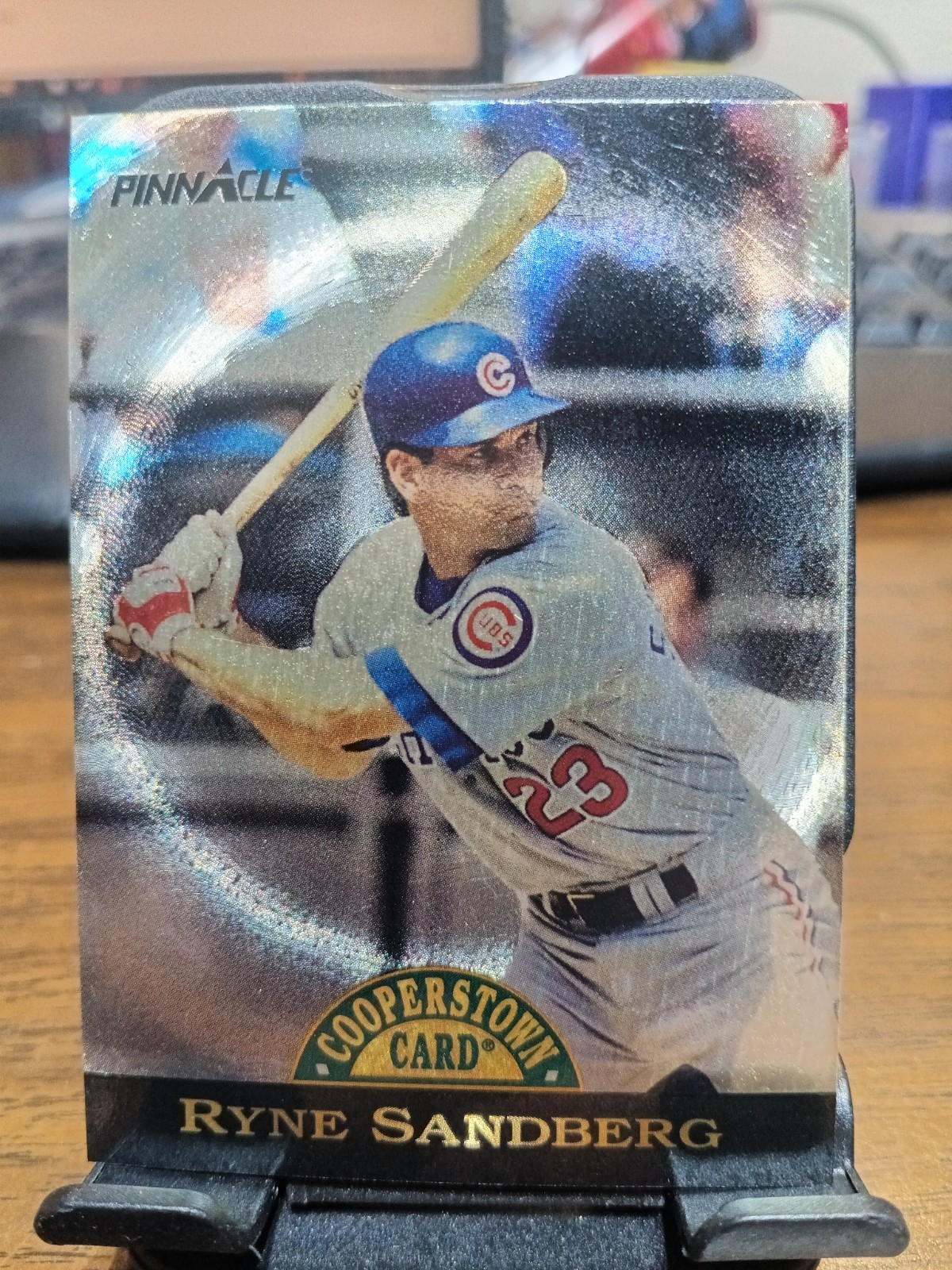 Ryne Sandberg 1993 Pinnacle Cooperstown Dufex Foil SP Cubs HOF