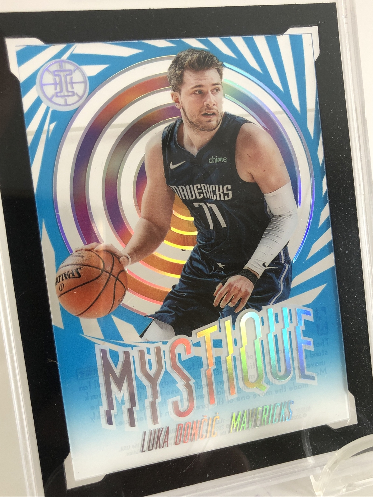 Luka Doncic 2019-2020 Illusions Mystique Blue Acetate SP KSA 9 Transparent Rare