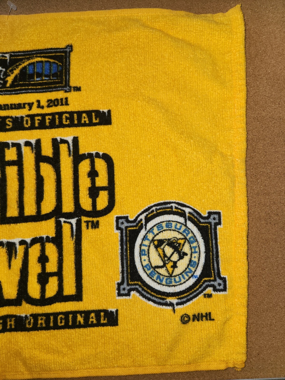 Pittsburgh Penguins 2011 Winter Classic Terrible Towel 16″x20″ Washnton Capitals