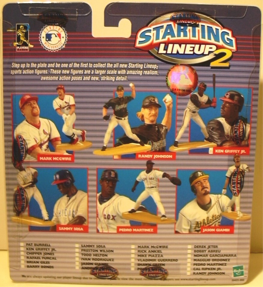 2001 HASBRO STARTING LINEUP 2 DEREK JETER NEW YORK YANKEES – NEW