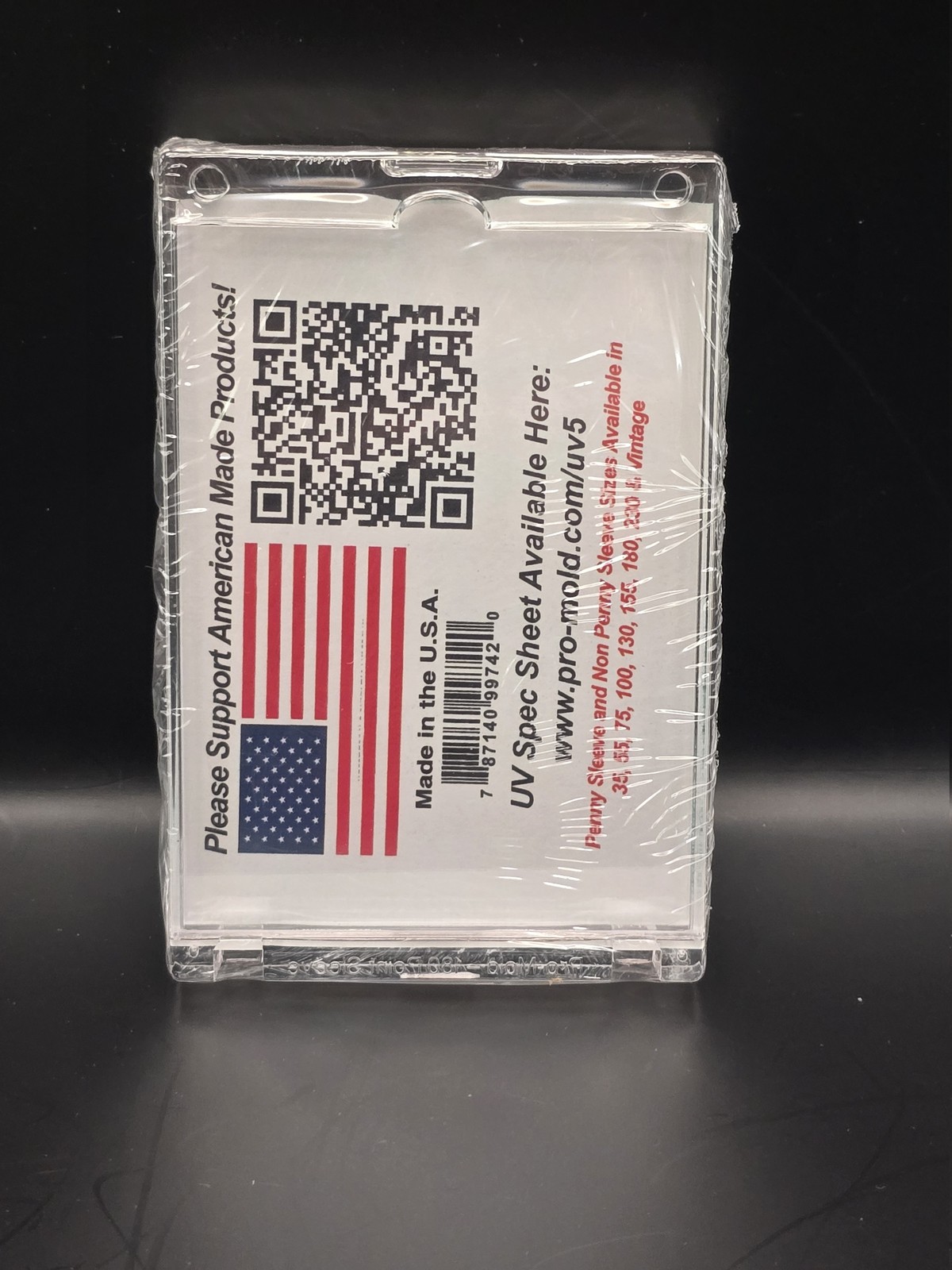 18x Pro Mold 180 Pt. 4th Gen EZ-Snap Card Holders S-Series with Sleeve – USA