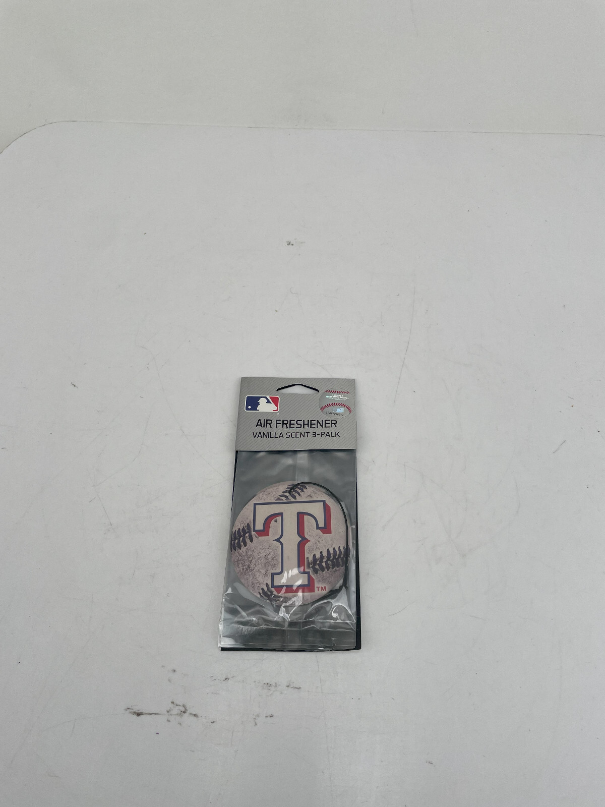 New 2 Set of MLB 3pk VanillaScent Hanging Air Freshener Texas Rangers
