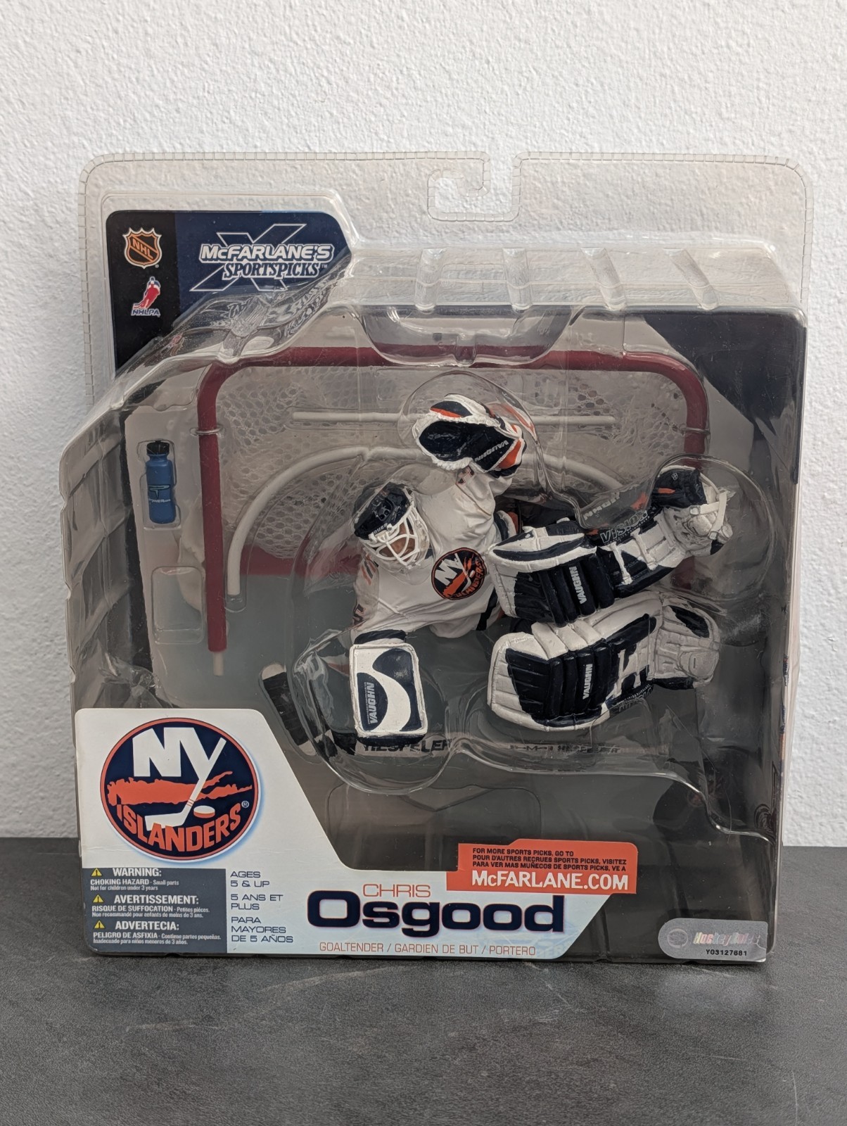 NY Islanders Chris Osgood McFarlane NHL Series 3 Action Figure New 2002