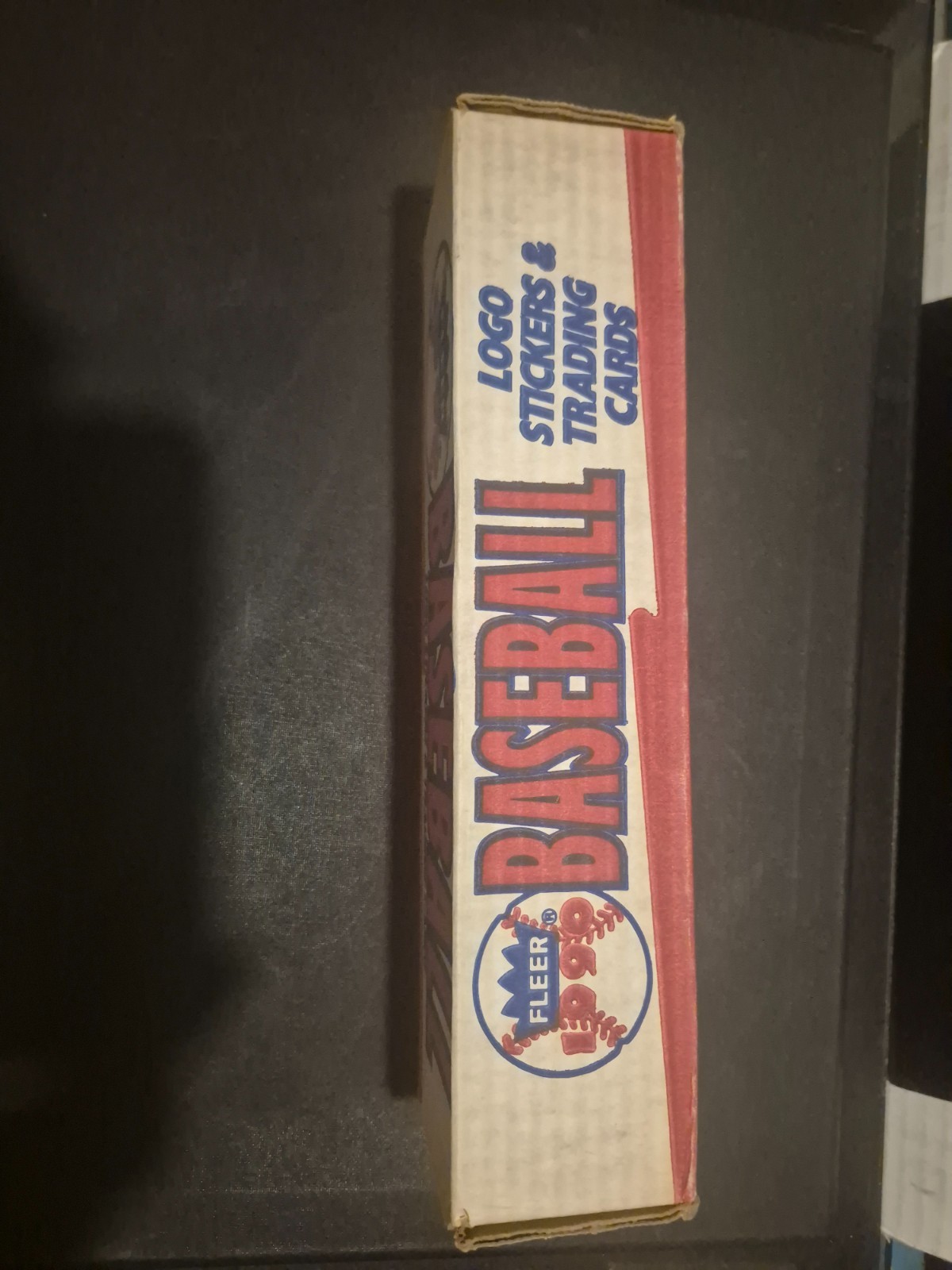 FLEER BASEBALL CARDS & LOGO STICKERS 1990-mint COMPLETE BOX 500 PCS