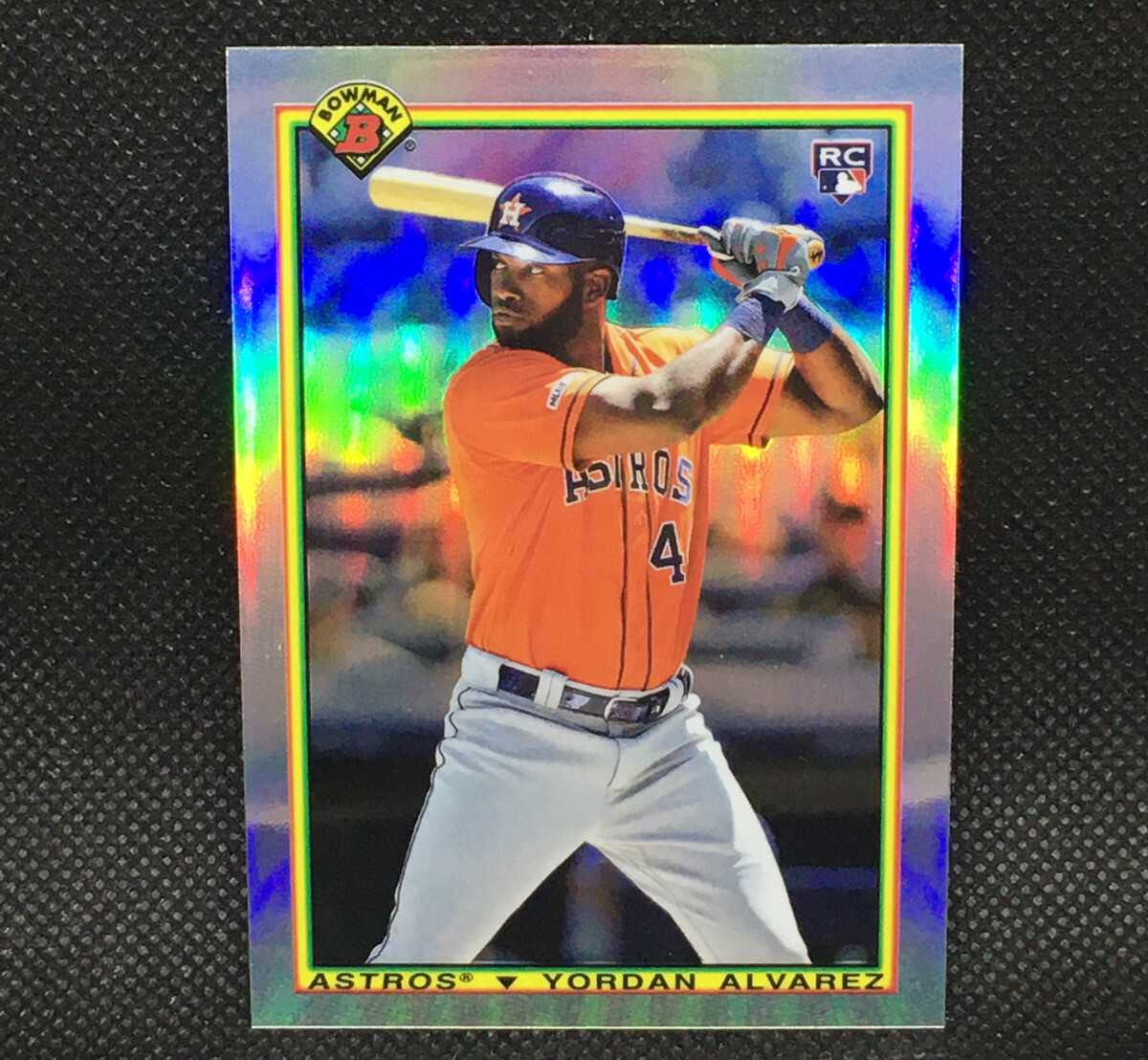 2020 Bowman Chrome YORDAN ALVAREZ RC 1990 Refractor Houston Astros Rookie #90B