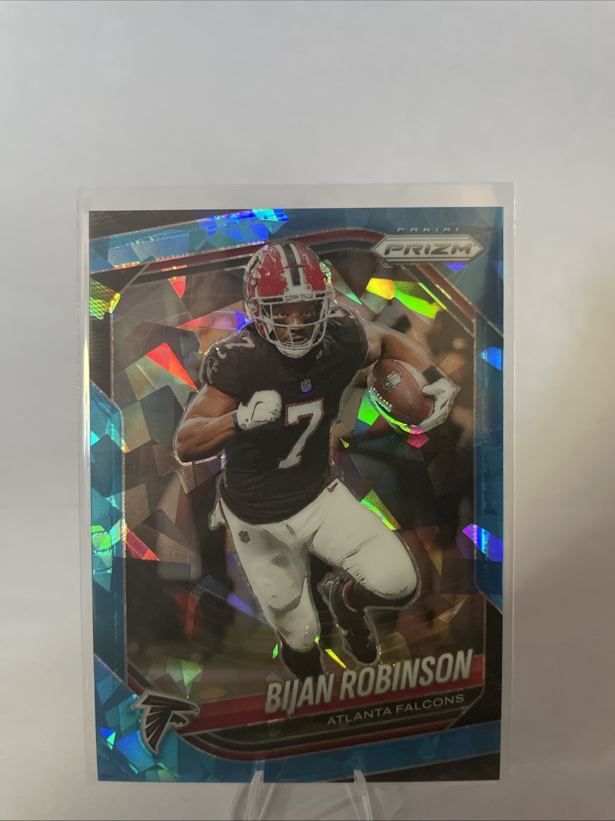 2025 Panini Prizm – Bijan Robinson #96 Blue Ice Prizm /99