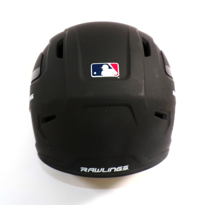 New Rawlings MACH Carbon-91-RevC Matt Black Dual Flap Batting Helmet Size XL