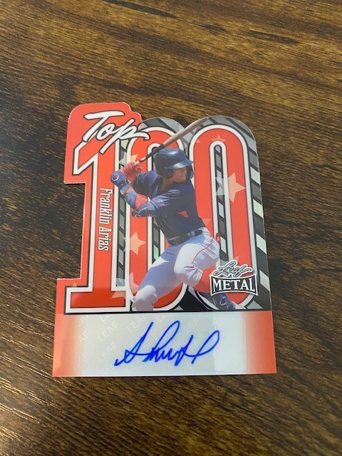Franklin Arias – 2025 Leaf Metal – Top 100 – Auto – #7/15 – (RC) – Red Sox’s
