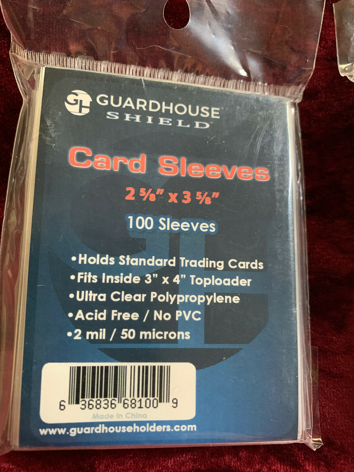 Penny Sleeve for Standard Trading Cards 2 5/8 x 3 5/8 inches 15 packs of 100