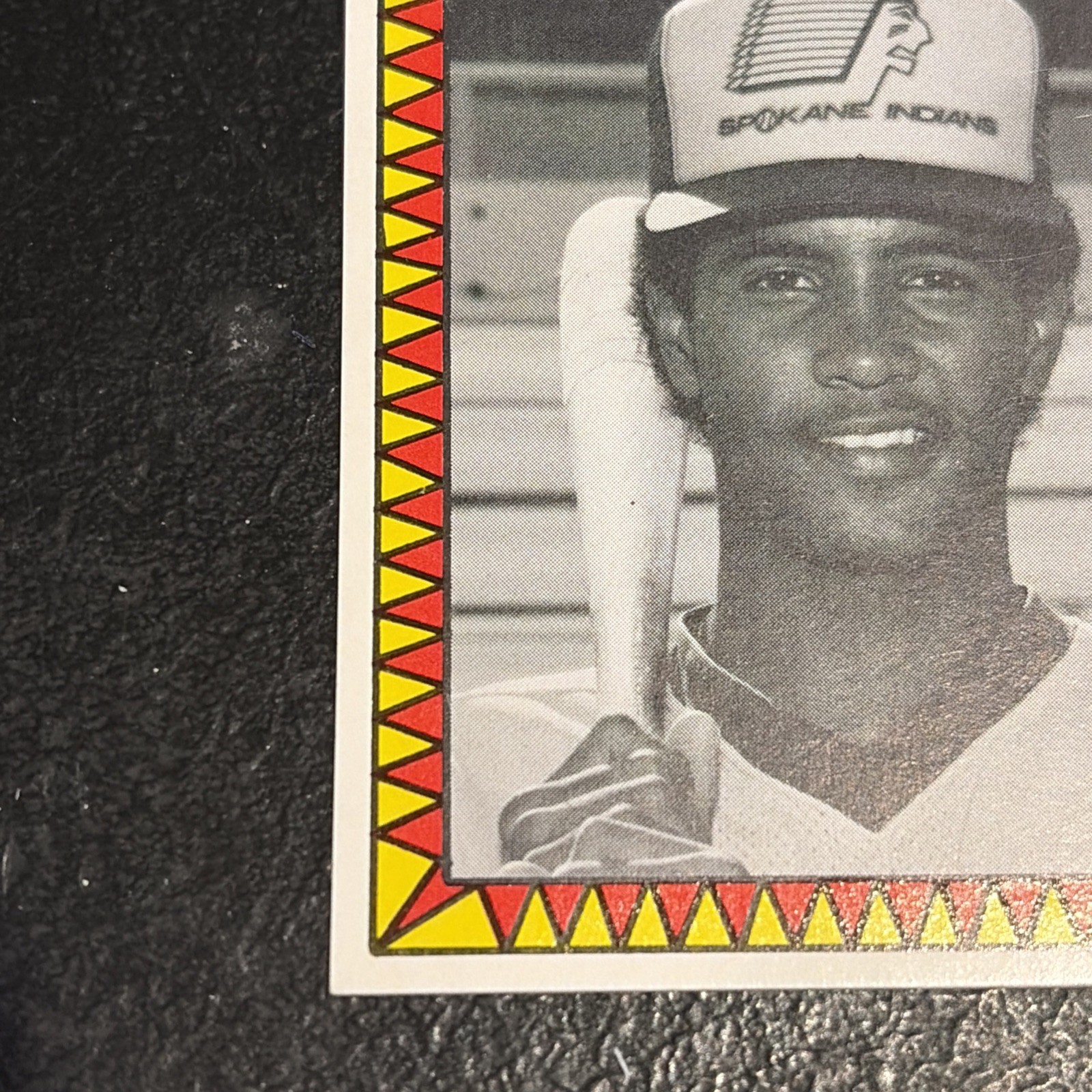 Sandy Alomar Jr 1984 Spokane Indians SGA Minor League Rookie Card RC 1st Card