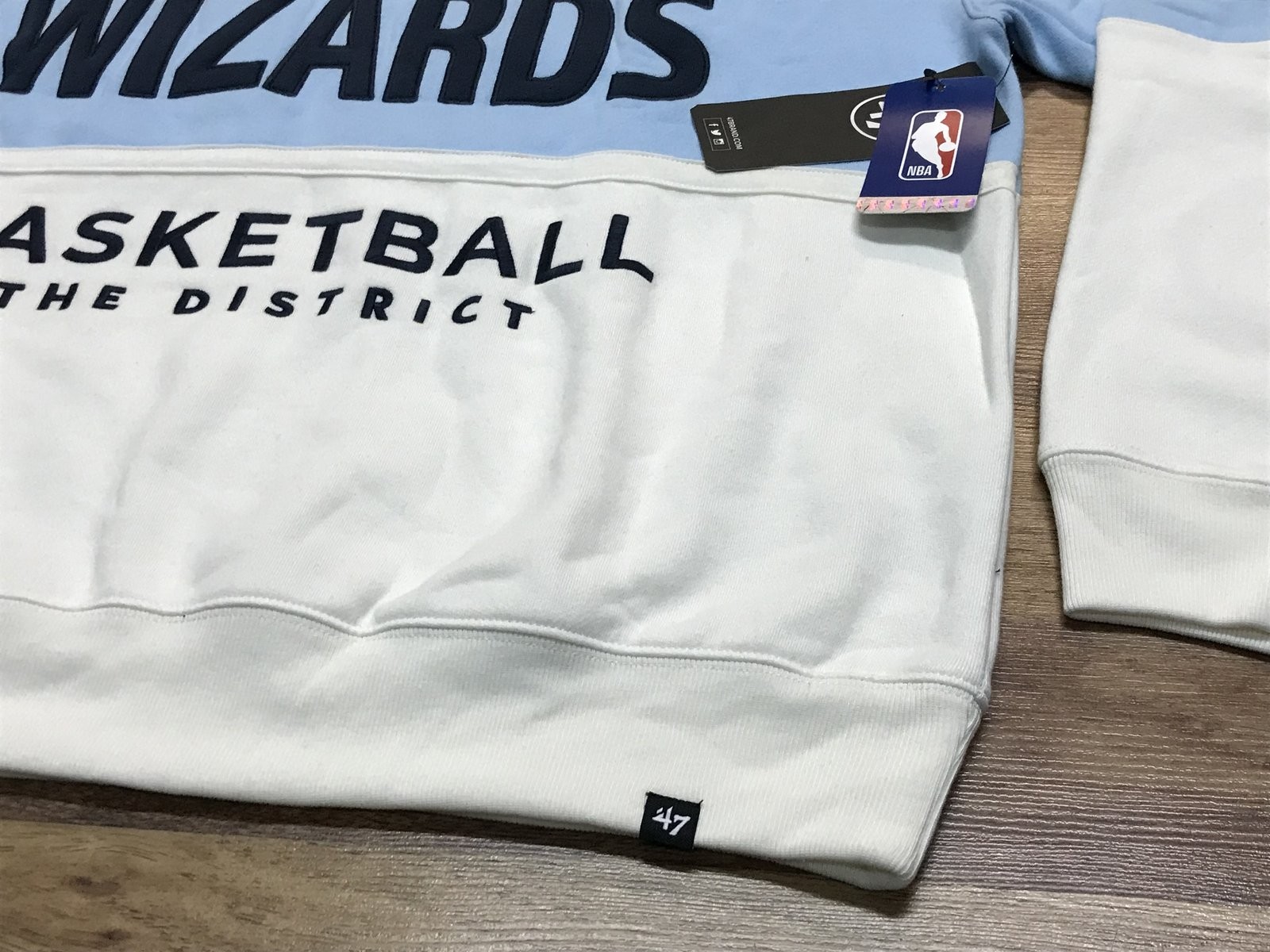 MENS XL – NEW ’47 Brand NBA Washington Wizards The District Fleece Sweatshirt