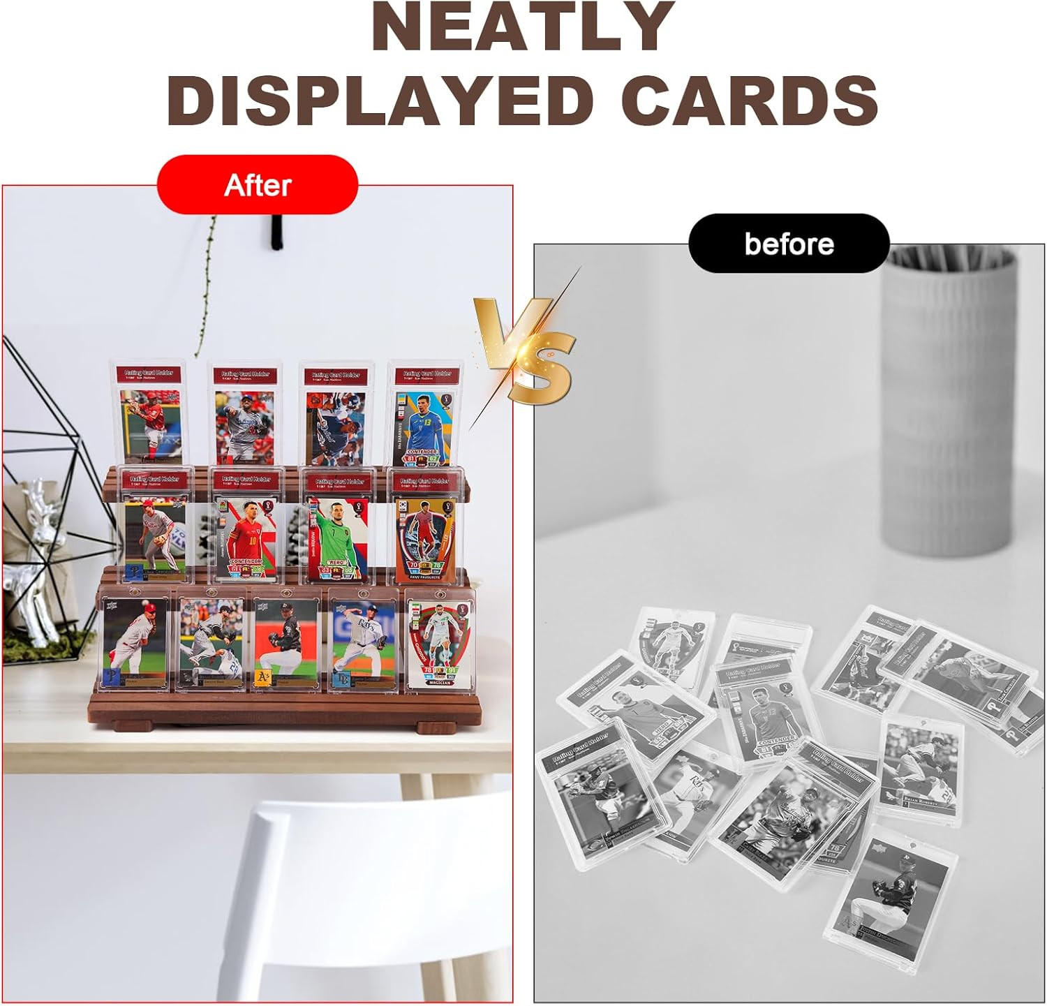 PSA Graded Card Display Stand for Graded PSA Trading and Sports Cards, Graded Ca