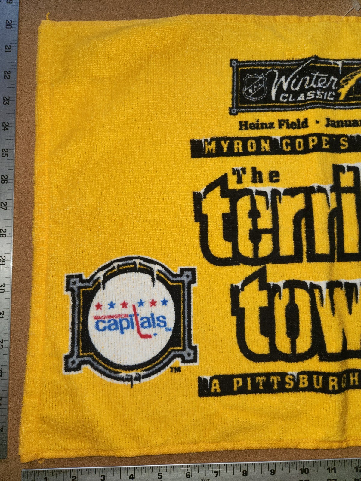 Pittsburgh Penguins 2011 Winter Classic Terrible Towel 16″x20″ Washnton Capitals