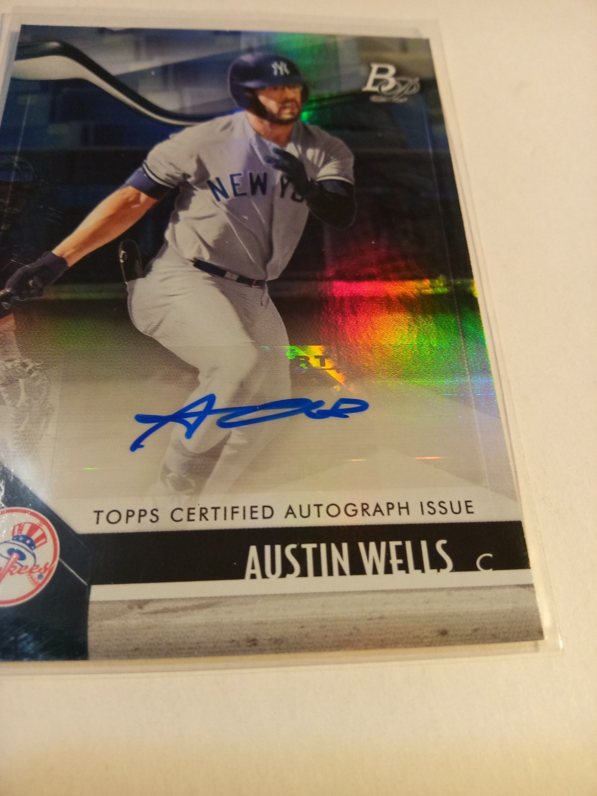 2021 Bowman Platinum – Top Prospects Austin Wells #TOP-75 Autographs (AU, RC)